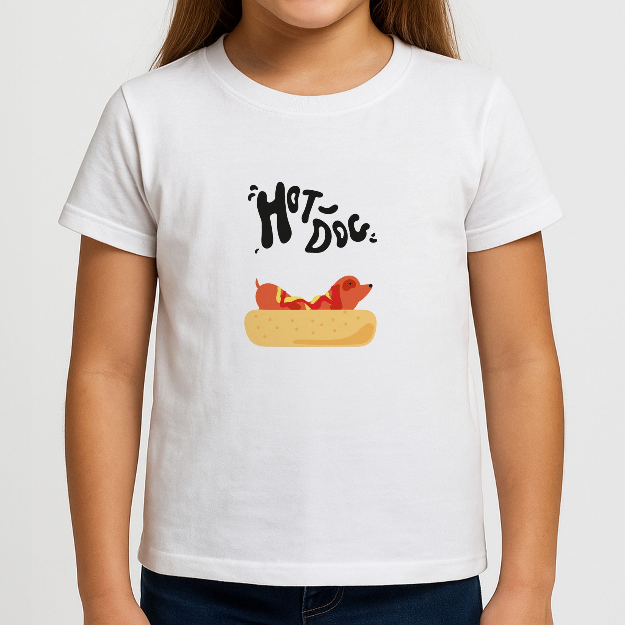 Hot Dog - Dachshunds Girls T-Shirt