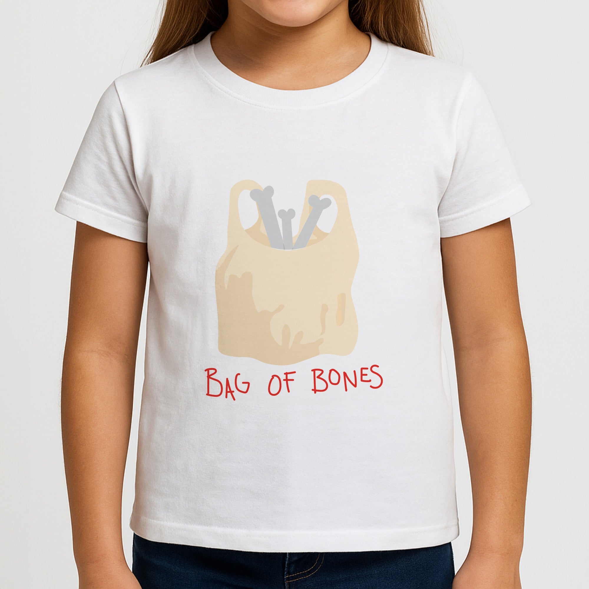 Bag Of Bones - Halloween Girls T-Shirt