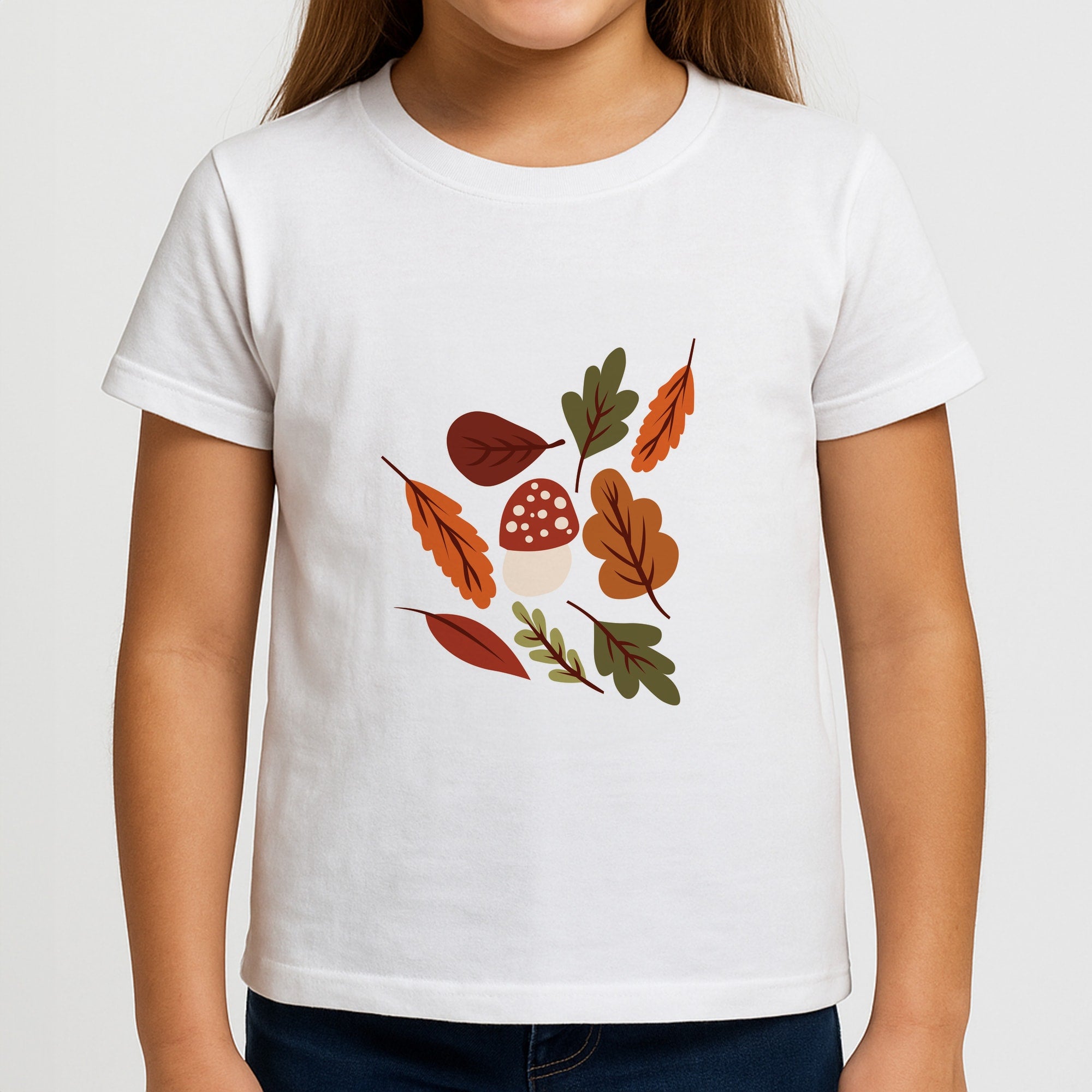 Autumn Pattern Girls T-Shirt
