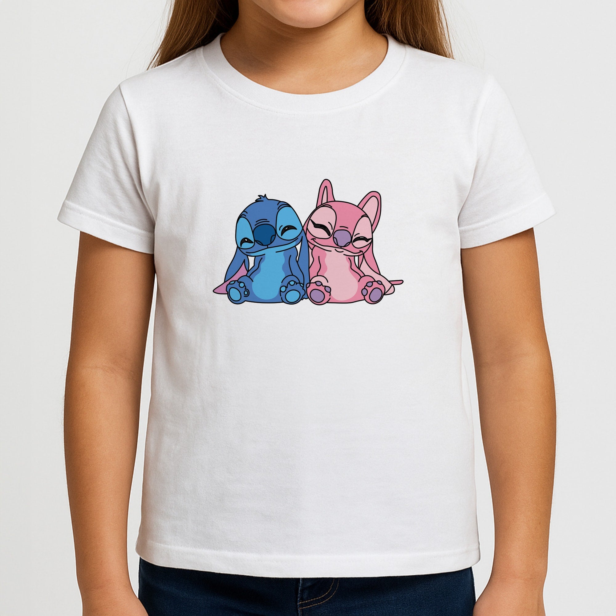 Best Friends - Pink Alien Girls T-Shirt