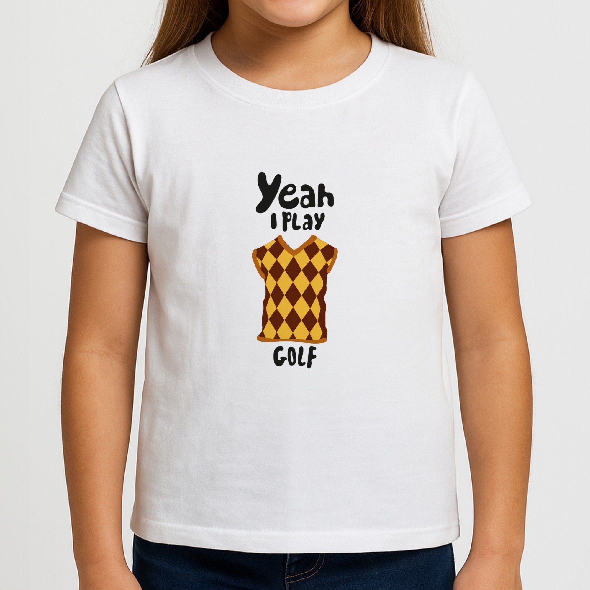 Yeah I play golf - Golf Girls T-Shirt