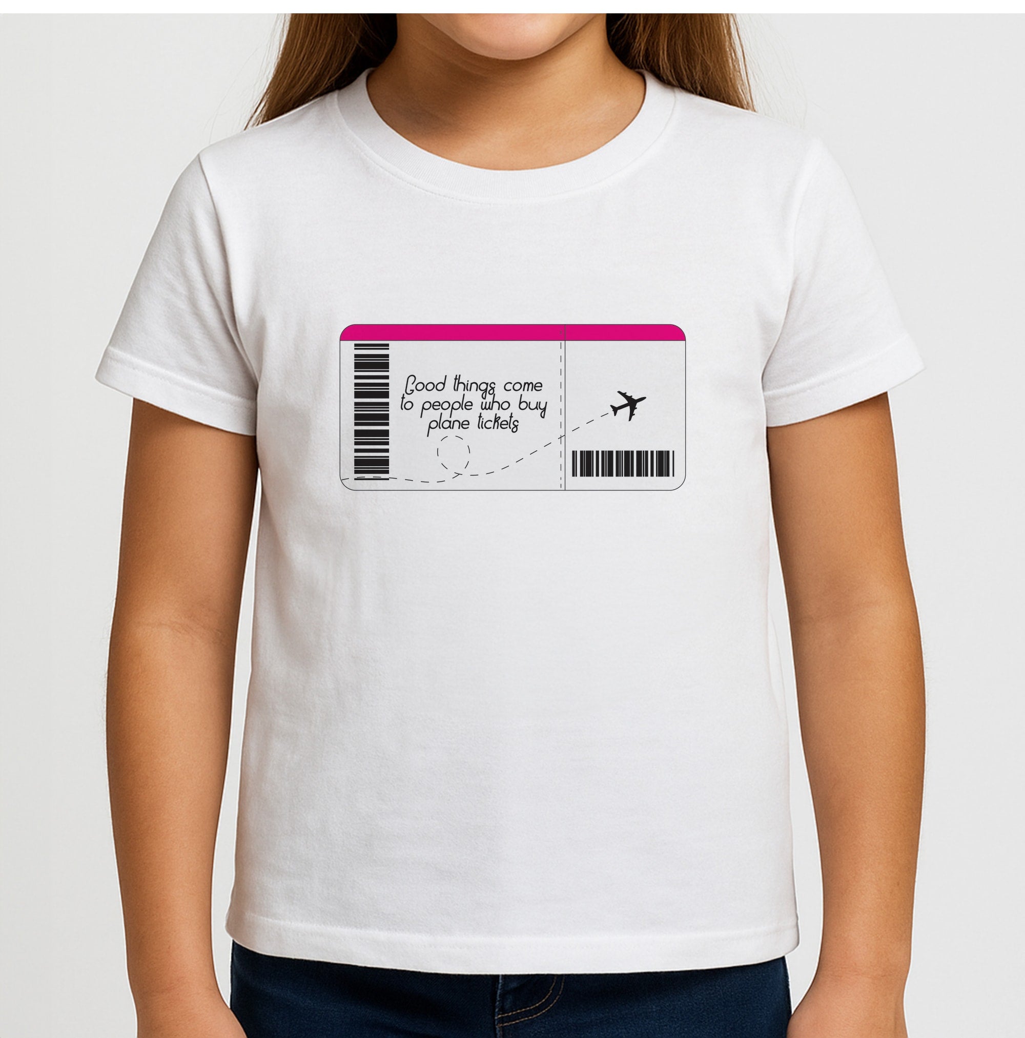 Buy Plane Tickets - Travel Girls T-Shirt