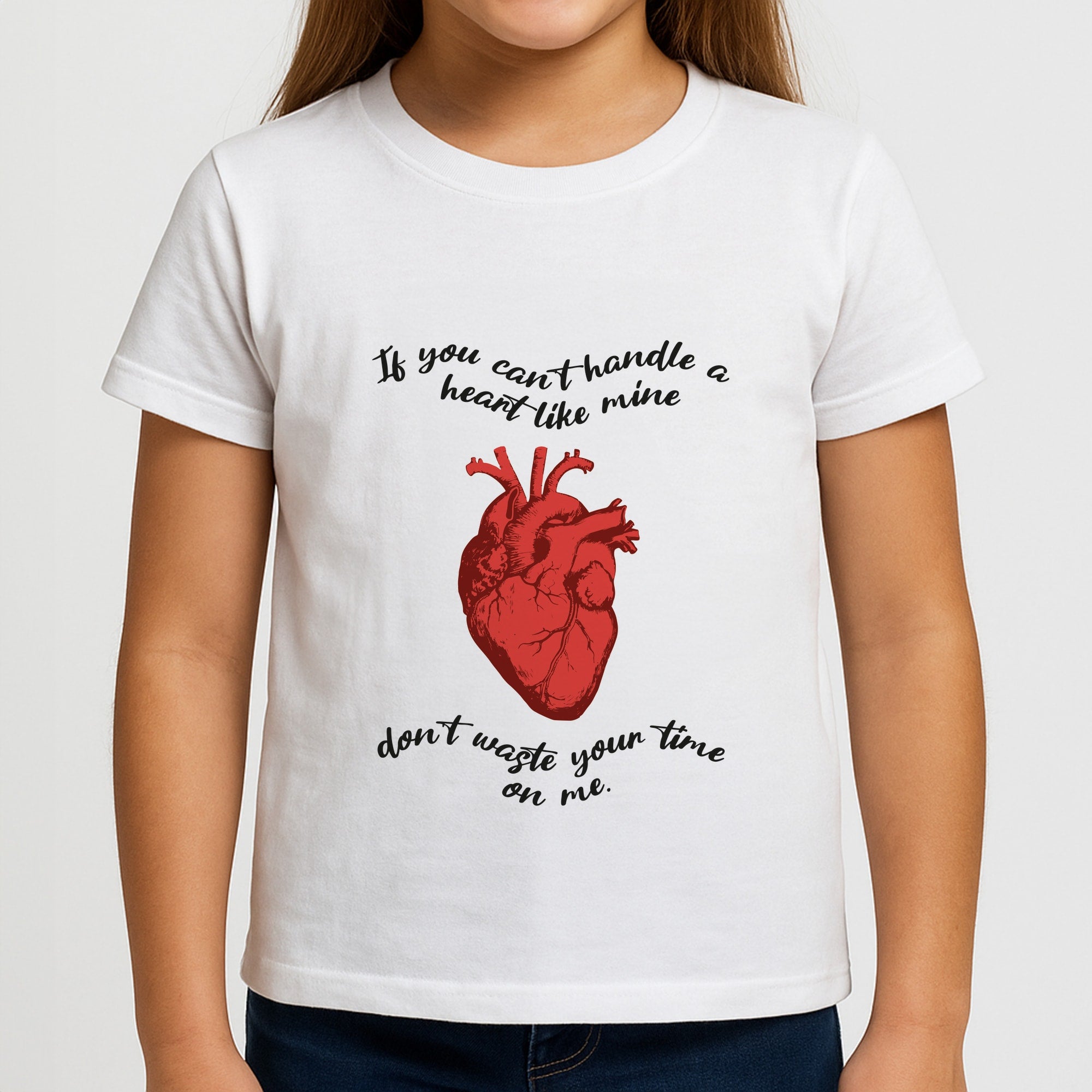 Don't Waste Your Time On Me Girls T-Shirt