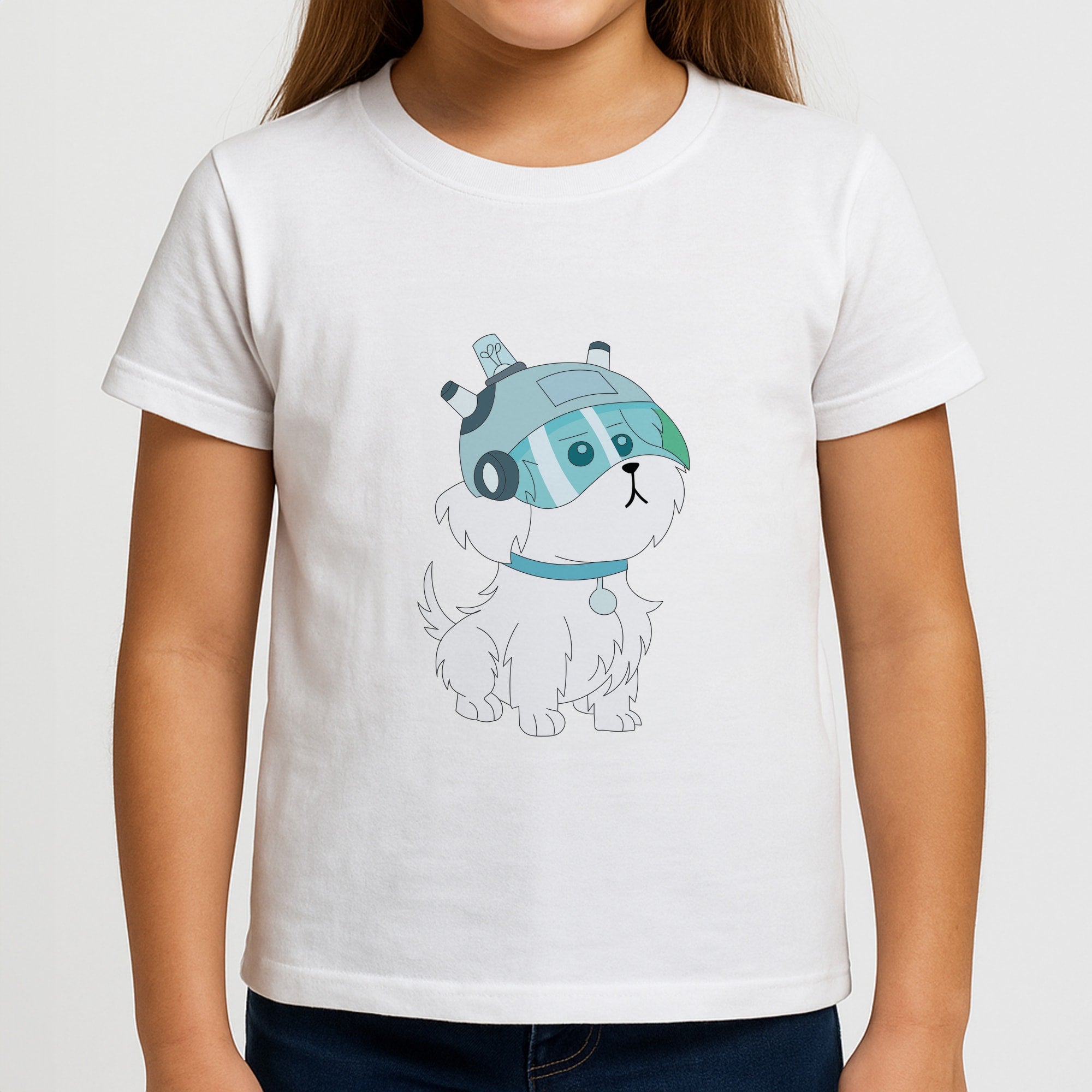 Space Dog - RAM Girls T-Shirt