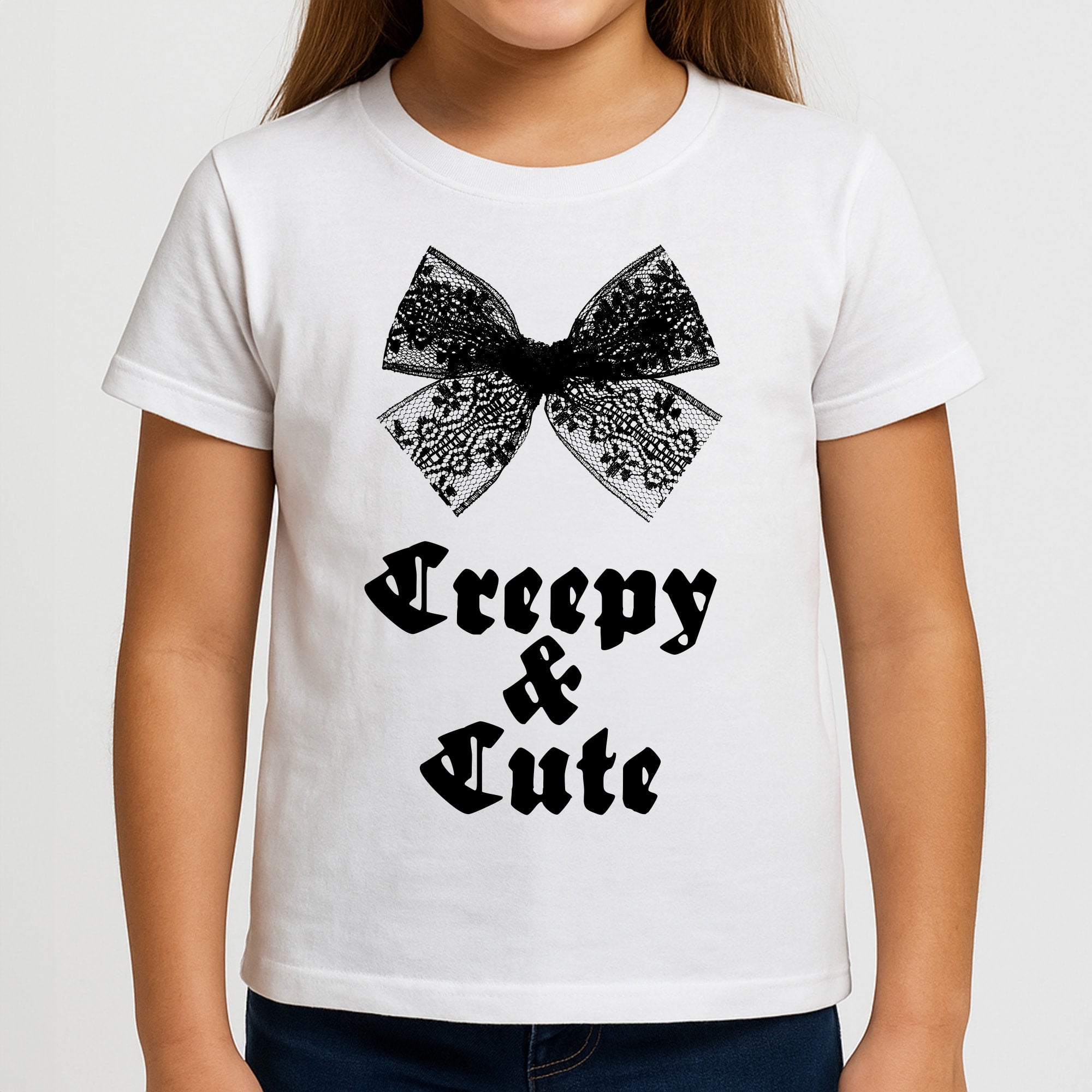 Creepy And Cute Coquette Girls T-Shirt