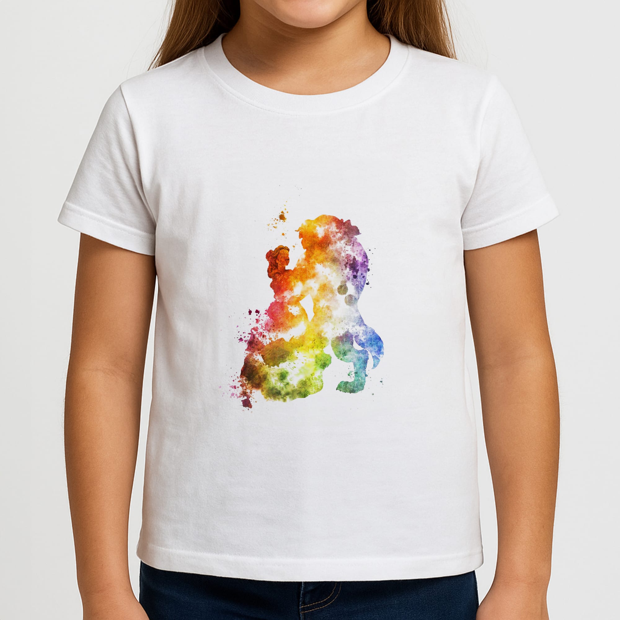 Watercolour Beauty Fairytale Girls T-Shirt