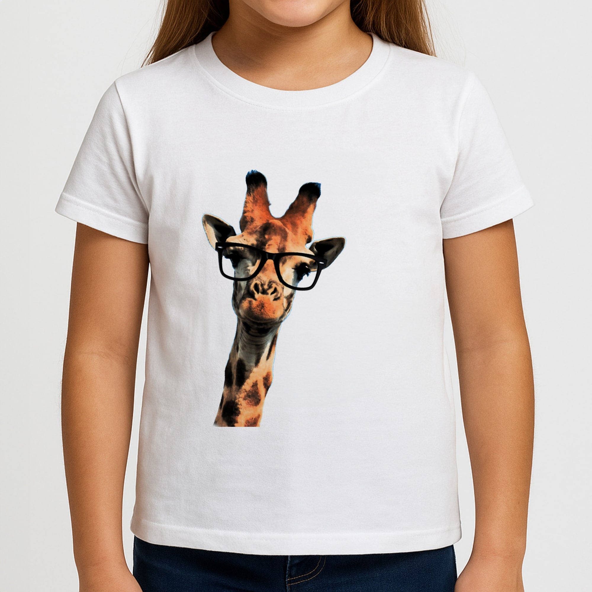 Hipster Giraffe Tumblr Girls T-Shirt