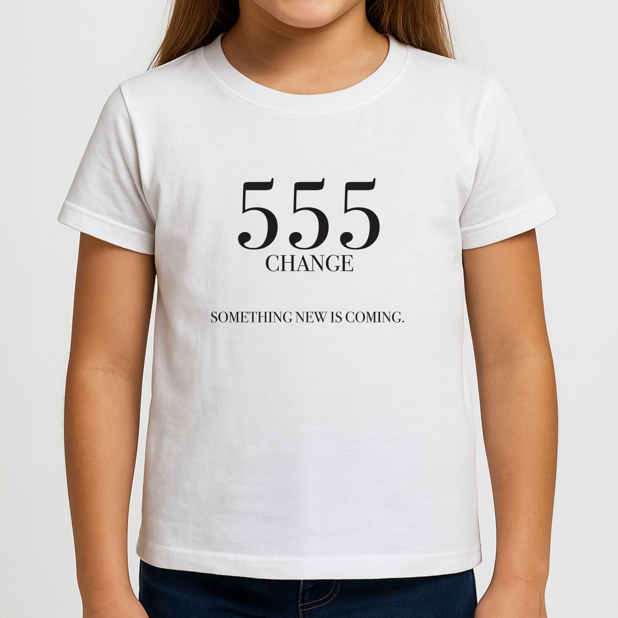 555 - Angel Numbers Girls T-Shirt