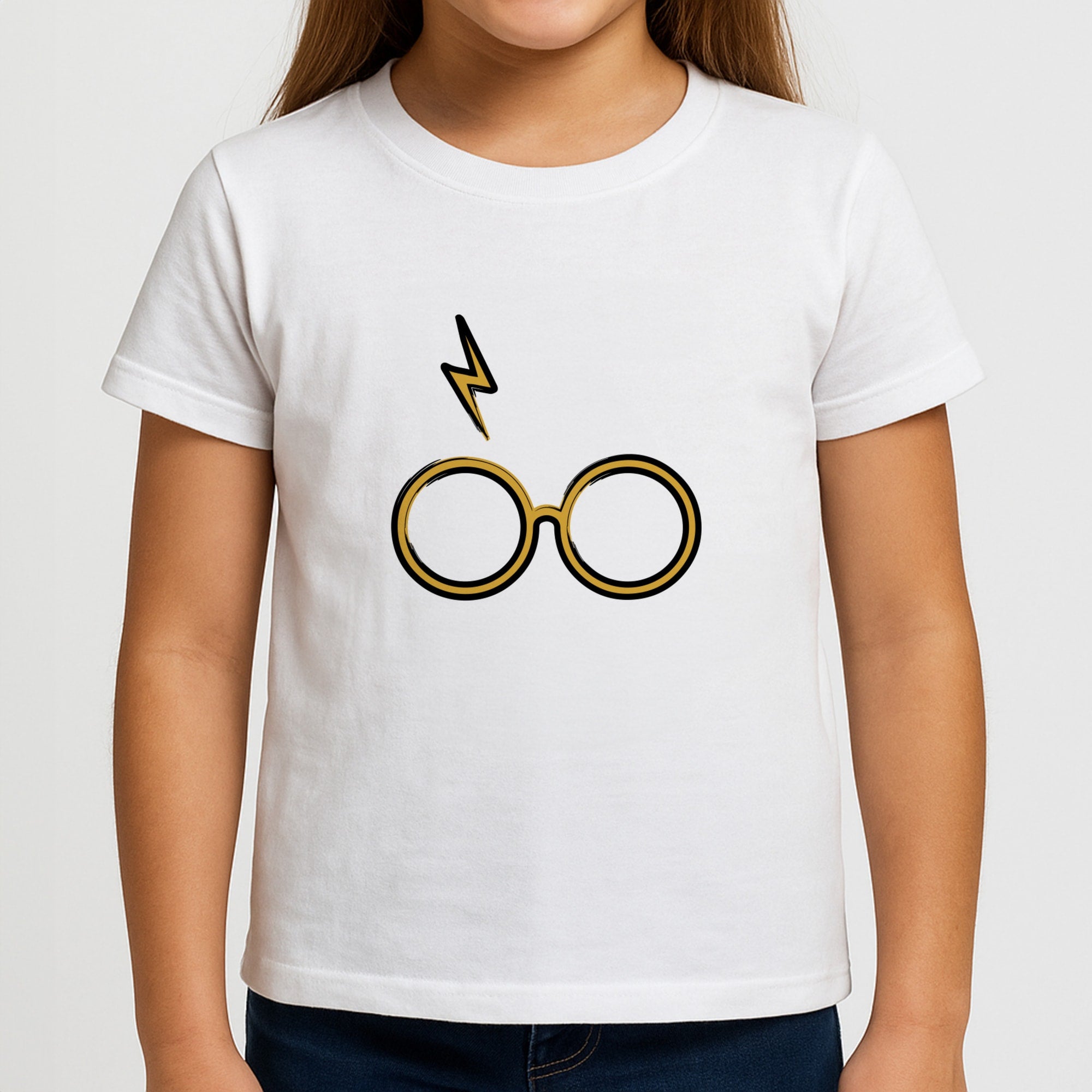 Glasses & Scar Girls T-Shirt