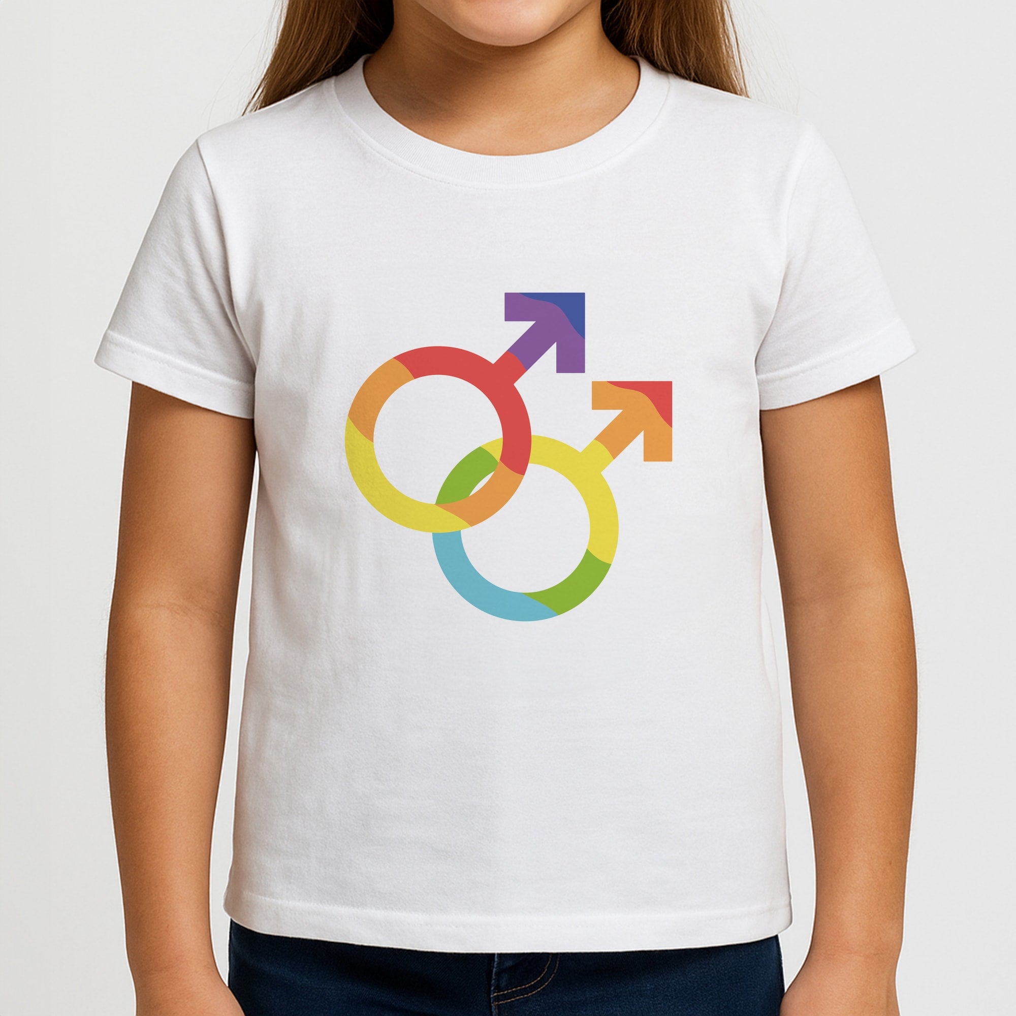 Gender Symbol Male - Pride Girls T-Shirt