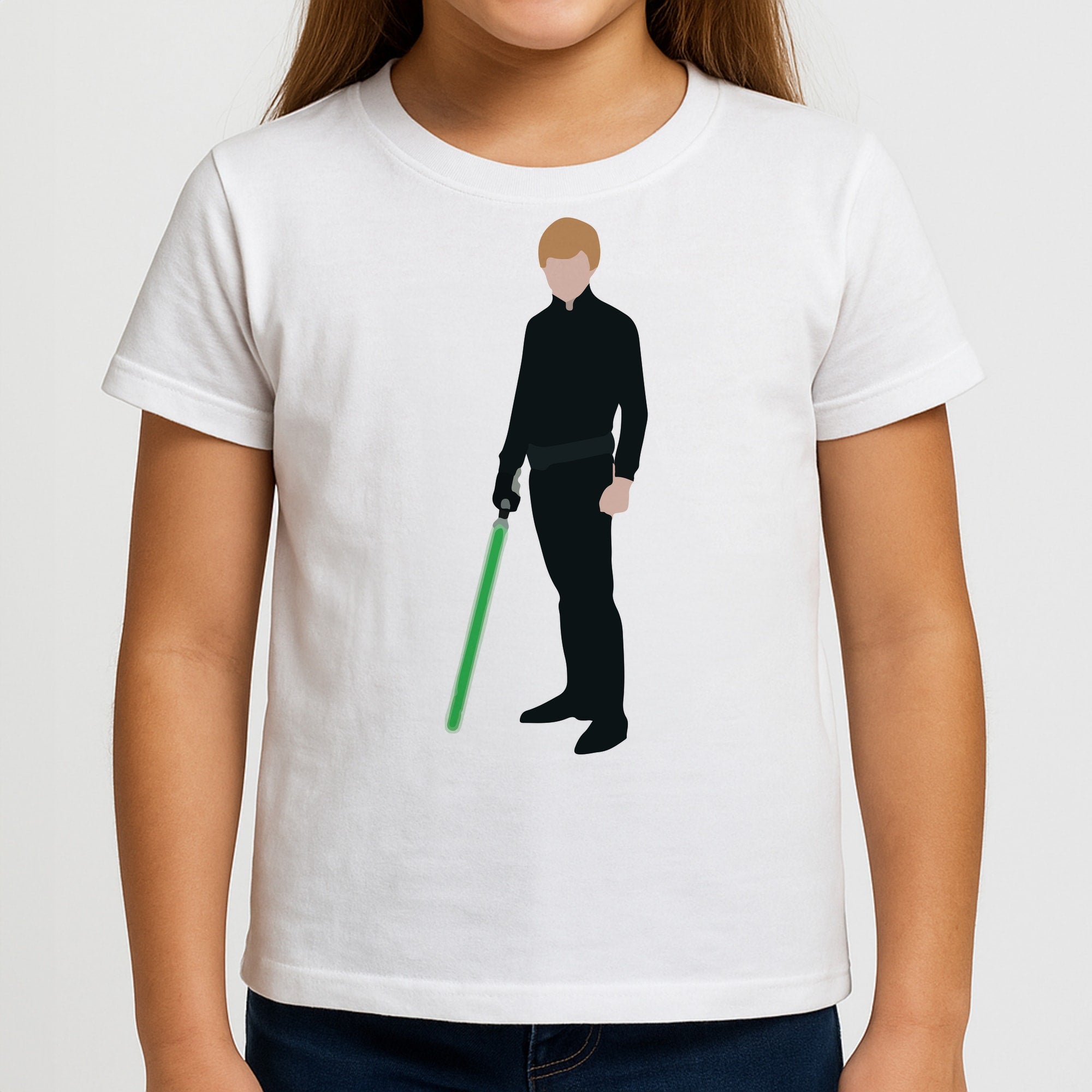Skywalker Green Lightsaber Kids T-Shirt
