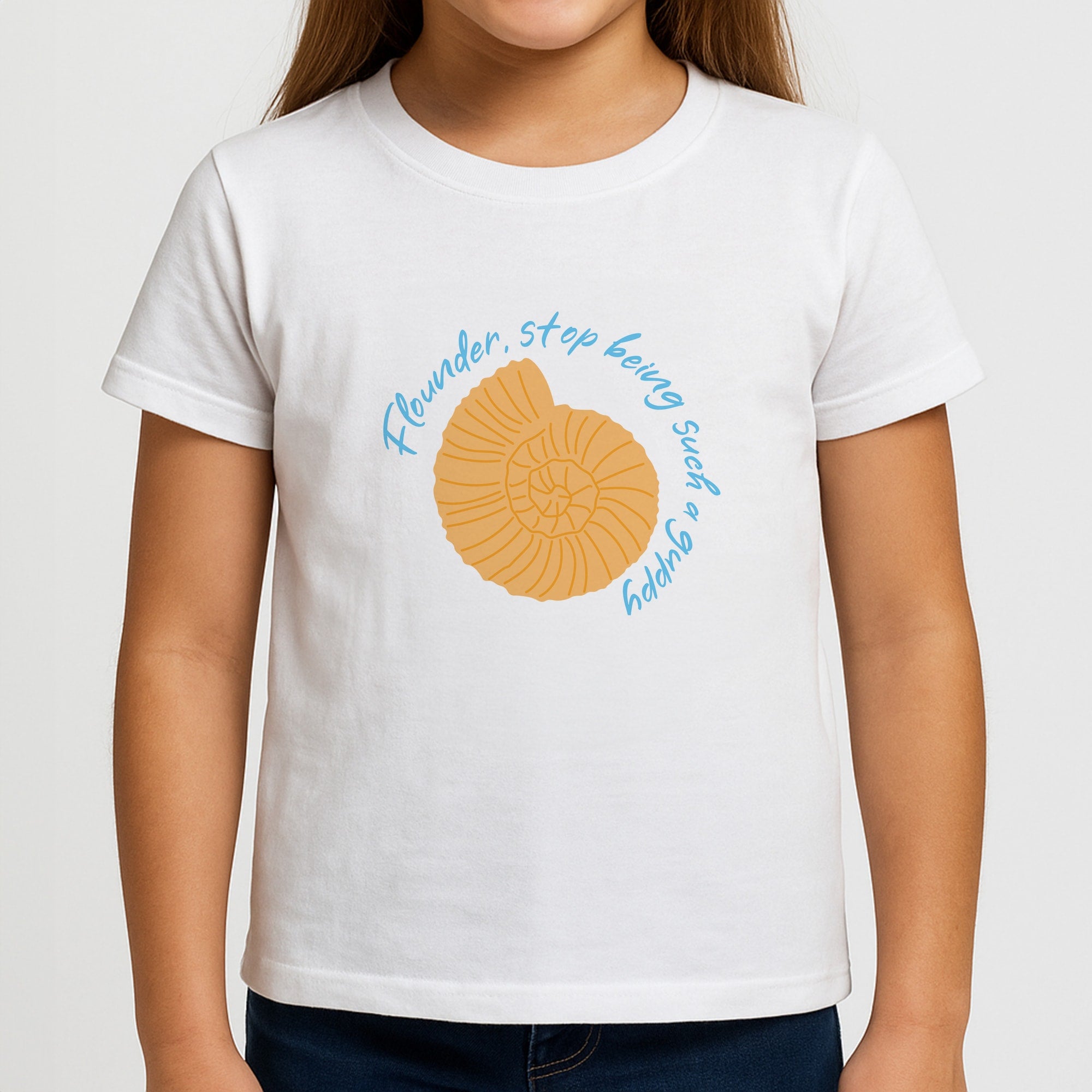 Flounder - The Little Mermaid Girls T-Shirt