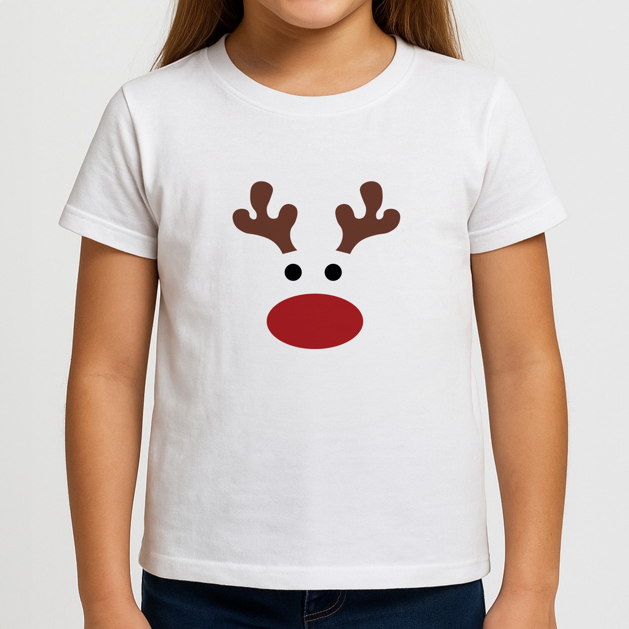 Rudolph Red Nose - Christmas Girls T-Shirt