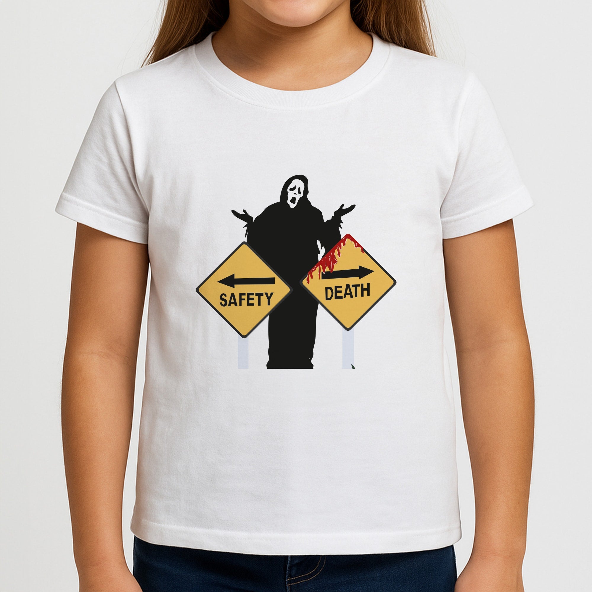 Safety Or Death - Scream Girls T-Shirt