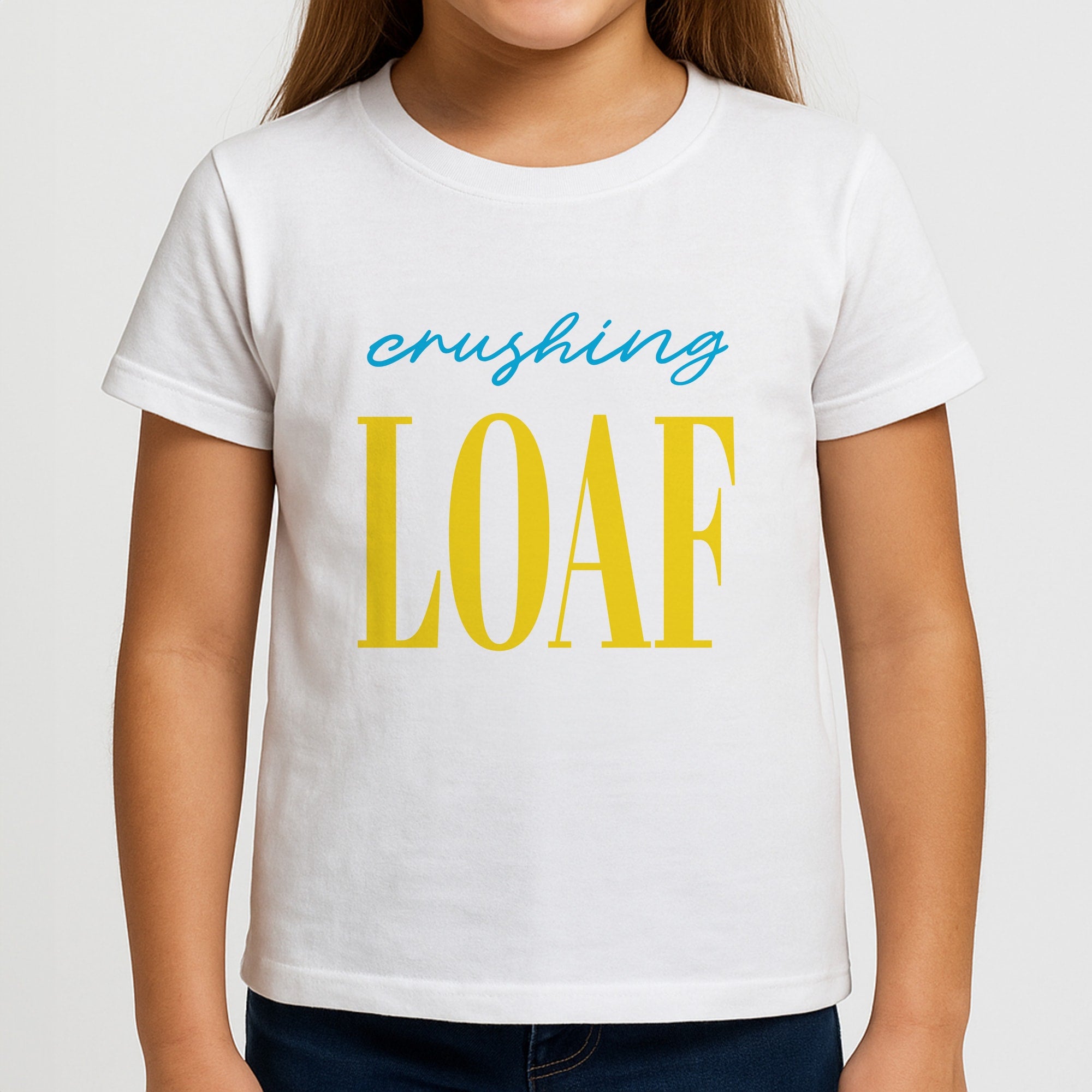 Crushing Loaf Blue Girls T-Shirt
