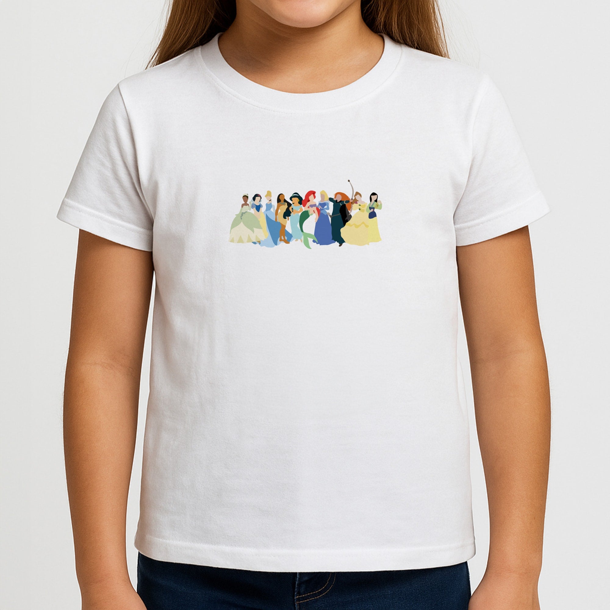 Fairytale Princesses Cast Girls T-Shirt