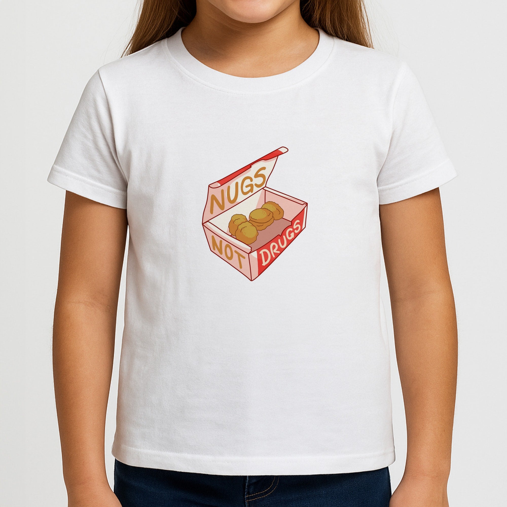 Nugs not Drugs Tumblr Style Girls T-Shirt