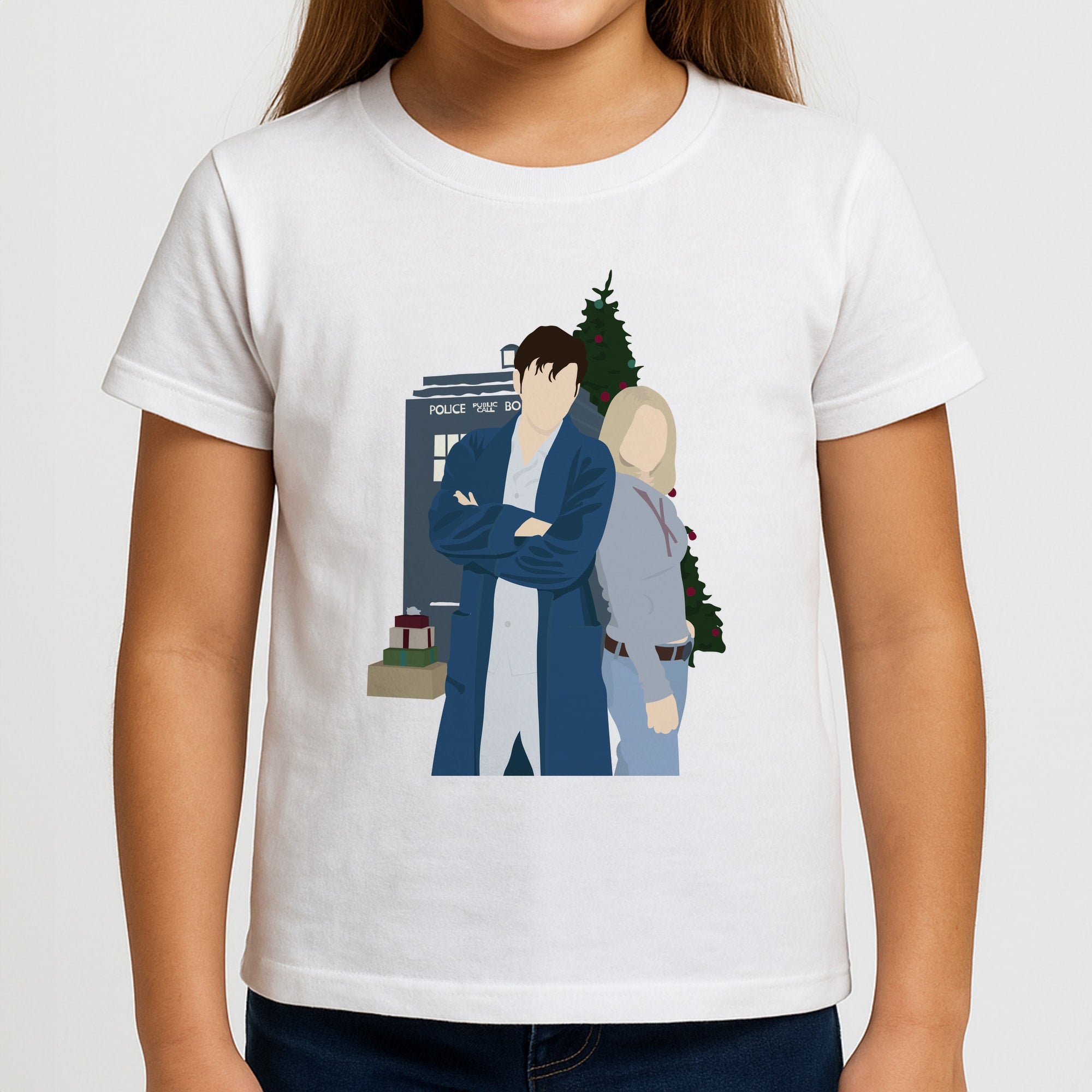 Rose And The Doctor Girls T-Shirt