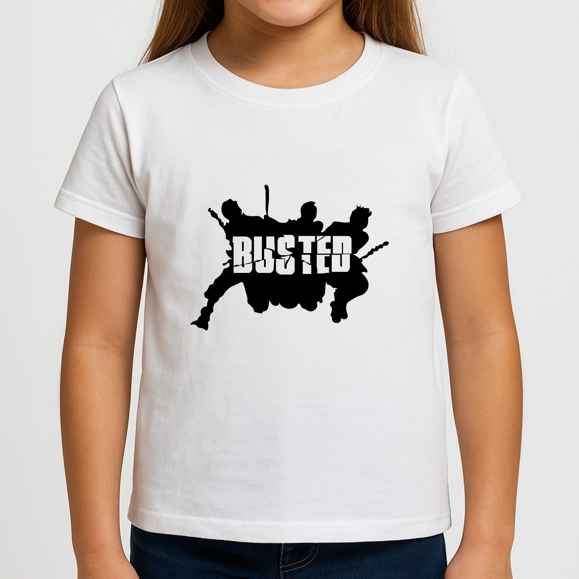 Splatter Text - Bust Band Kids T-Shirt