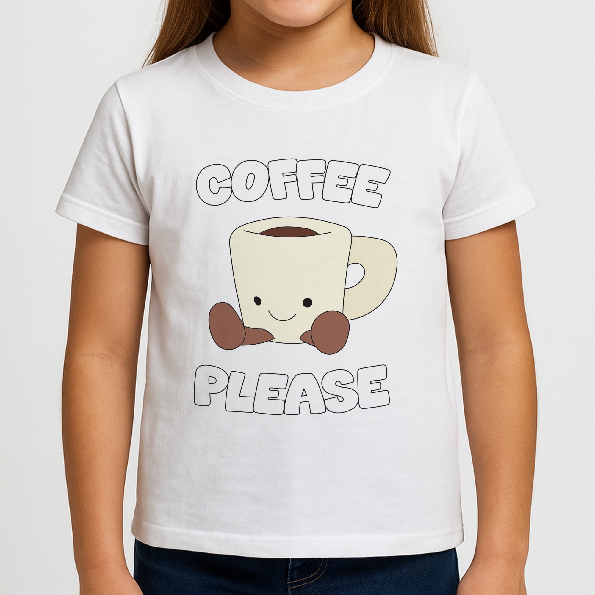 Coffee Please Mug Girls T-Shirt
