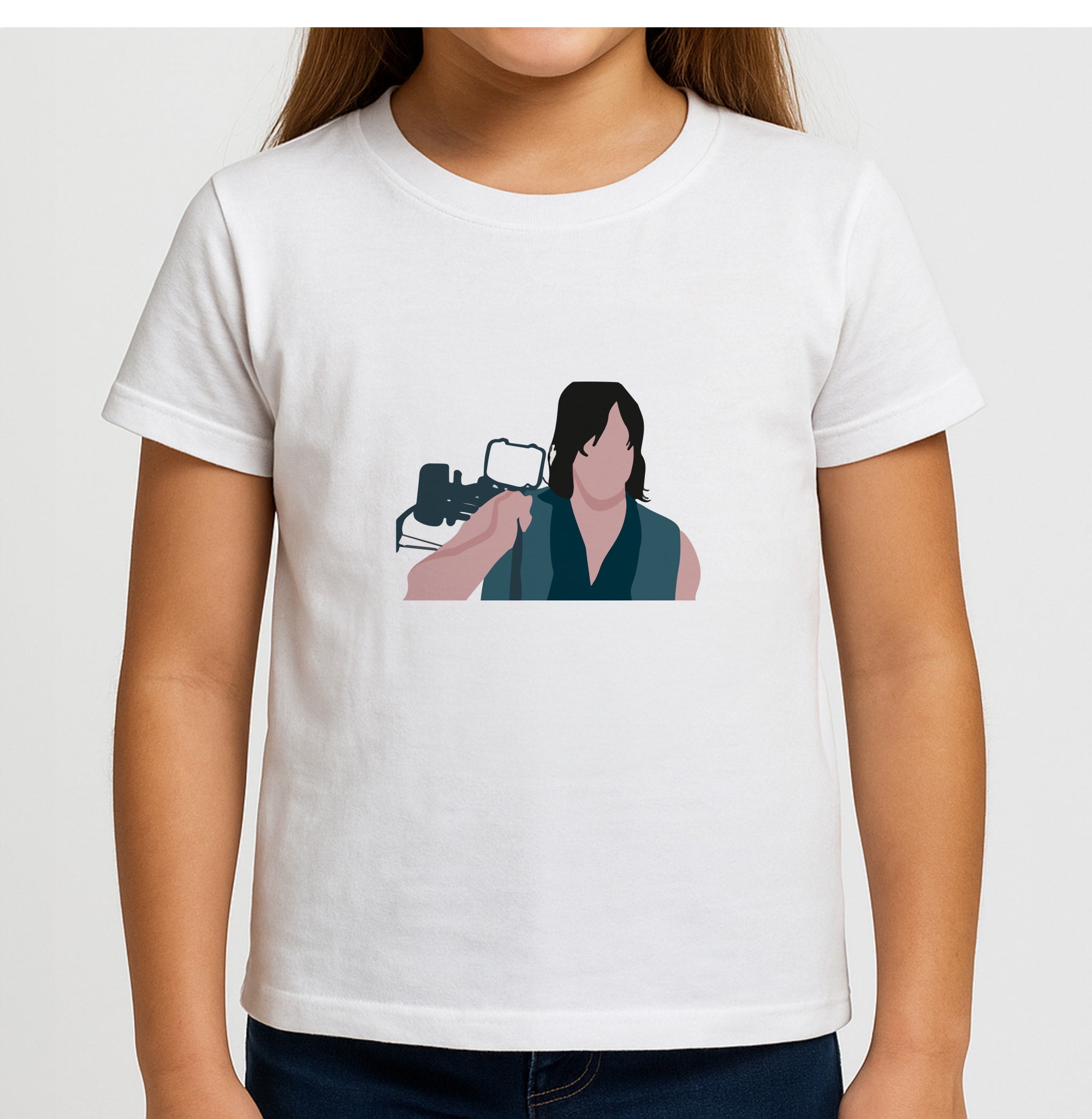 Daryl And His Crossbow - TWD Girls T-Shirt