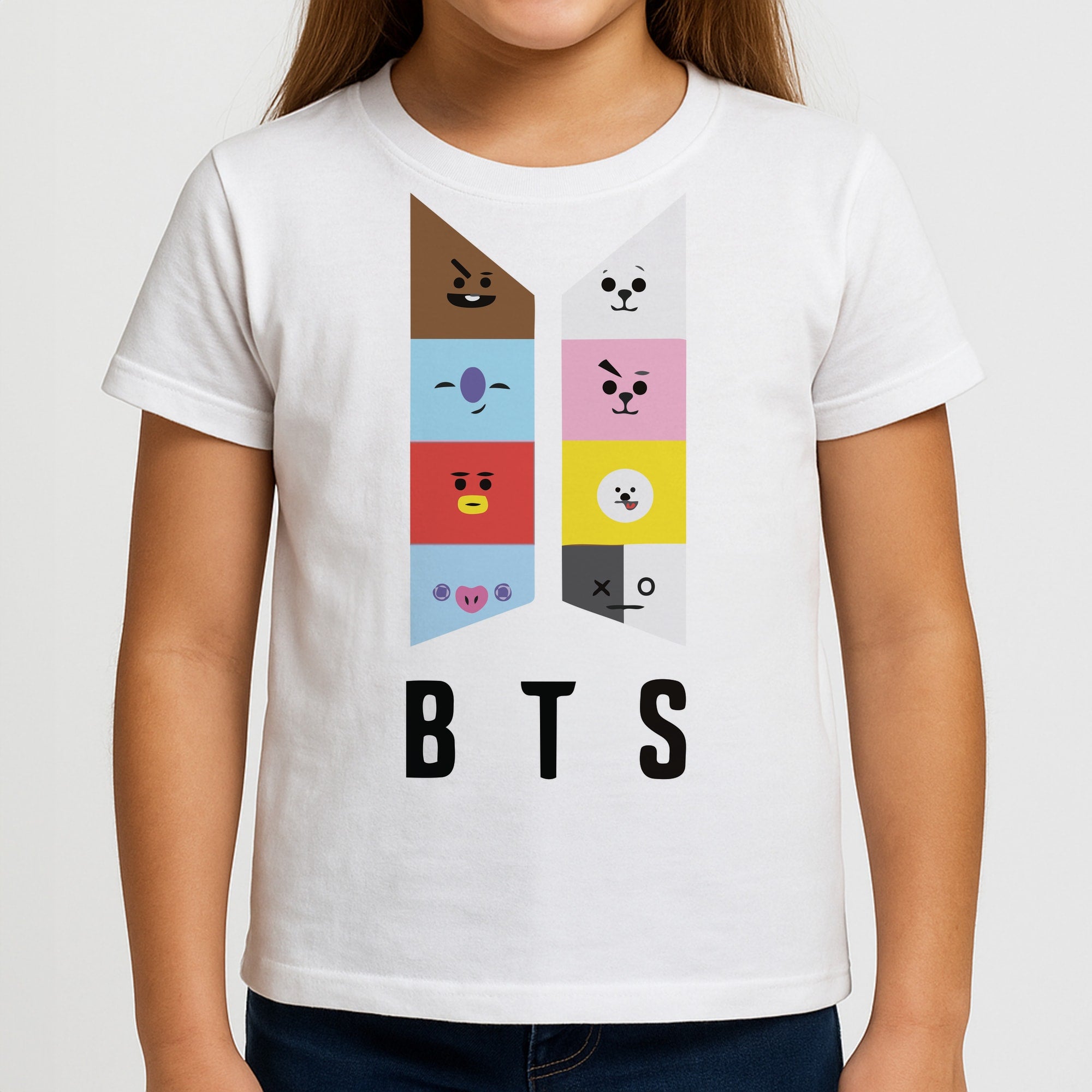 BT21 K-Pop Band Logo Kids T-Shirt