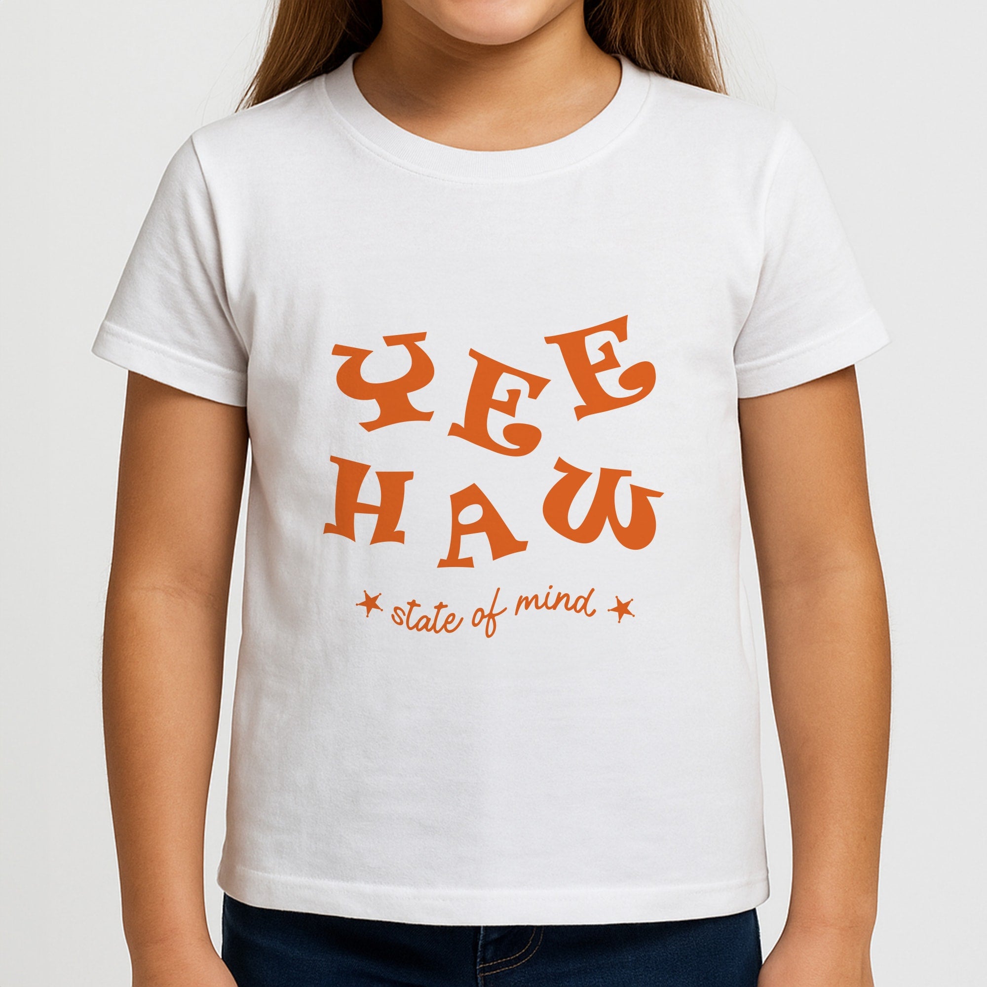 Yee-Haw State Of Mind Girls T-Shirt