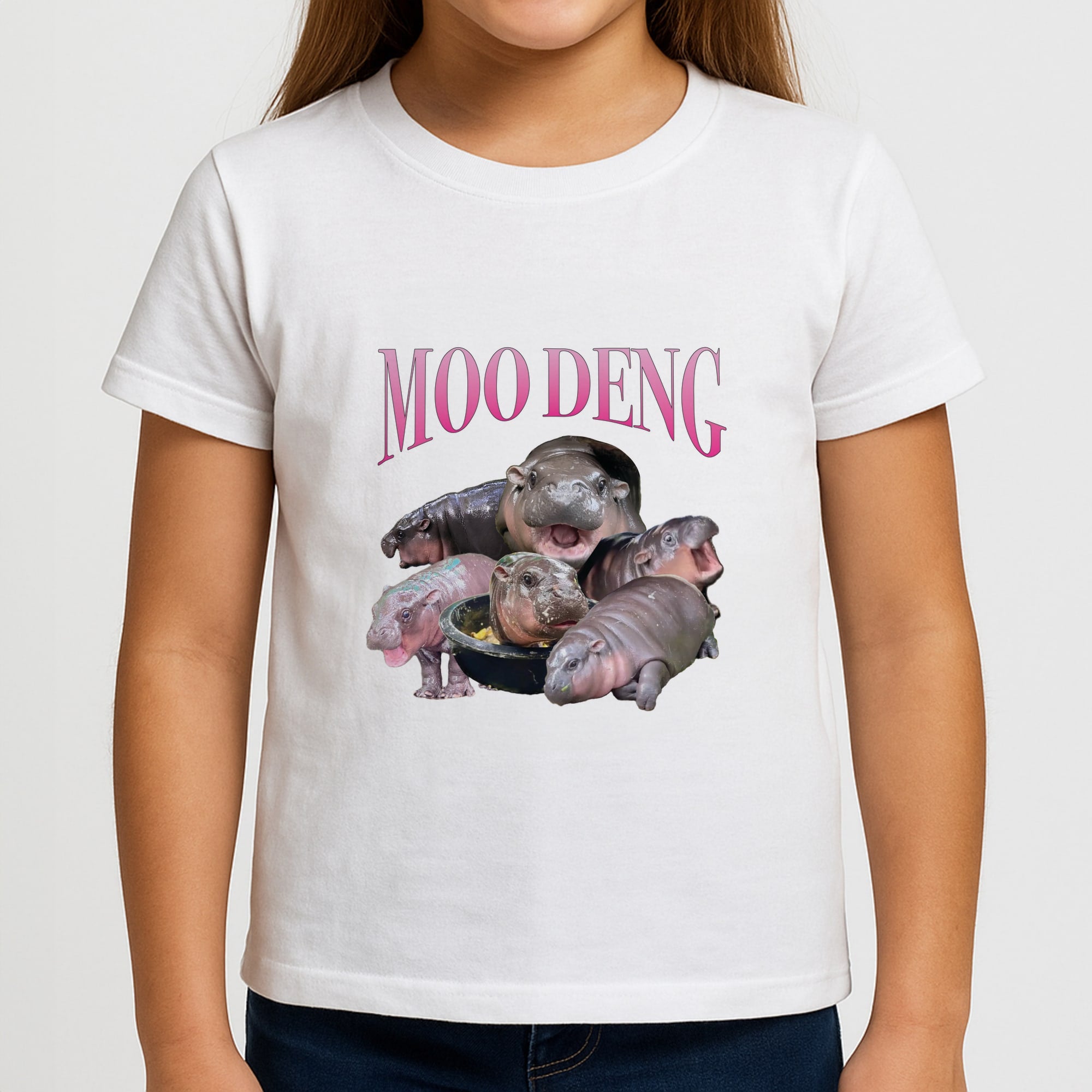 Moo Collage Girls T-Shirt