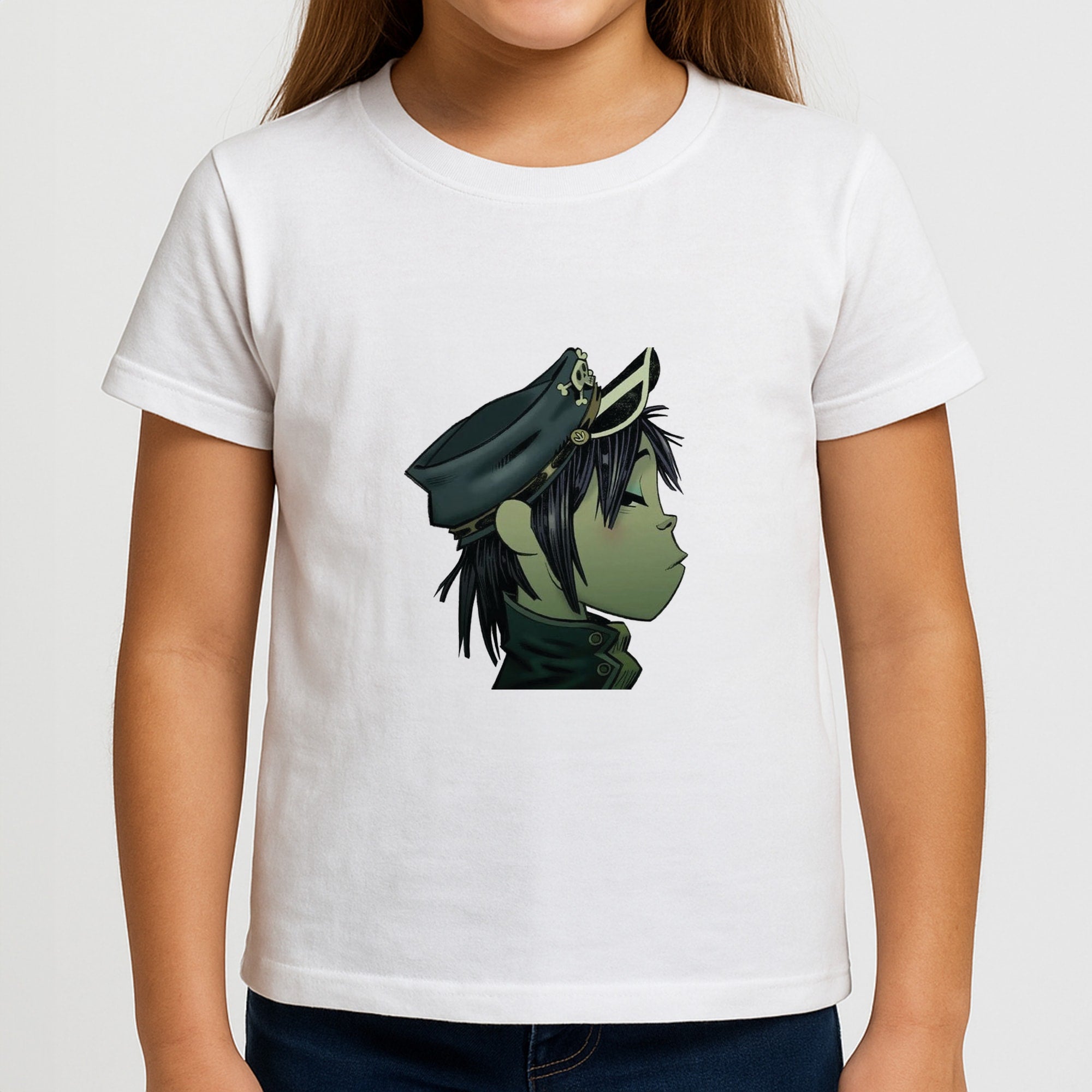 Green 2d Girls T-Shirt