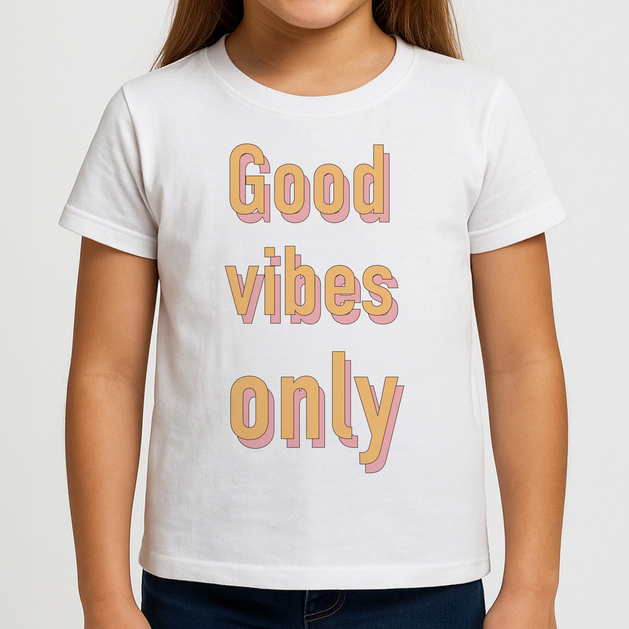 Good Vibes Only Girls T-Shirt