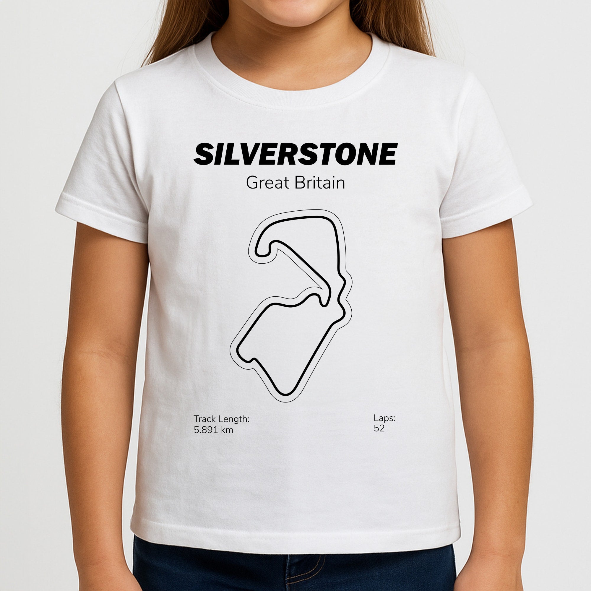 Silverstone Circuit Girls T-Shirt