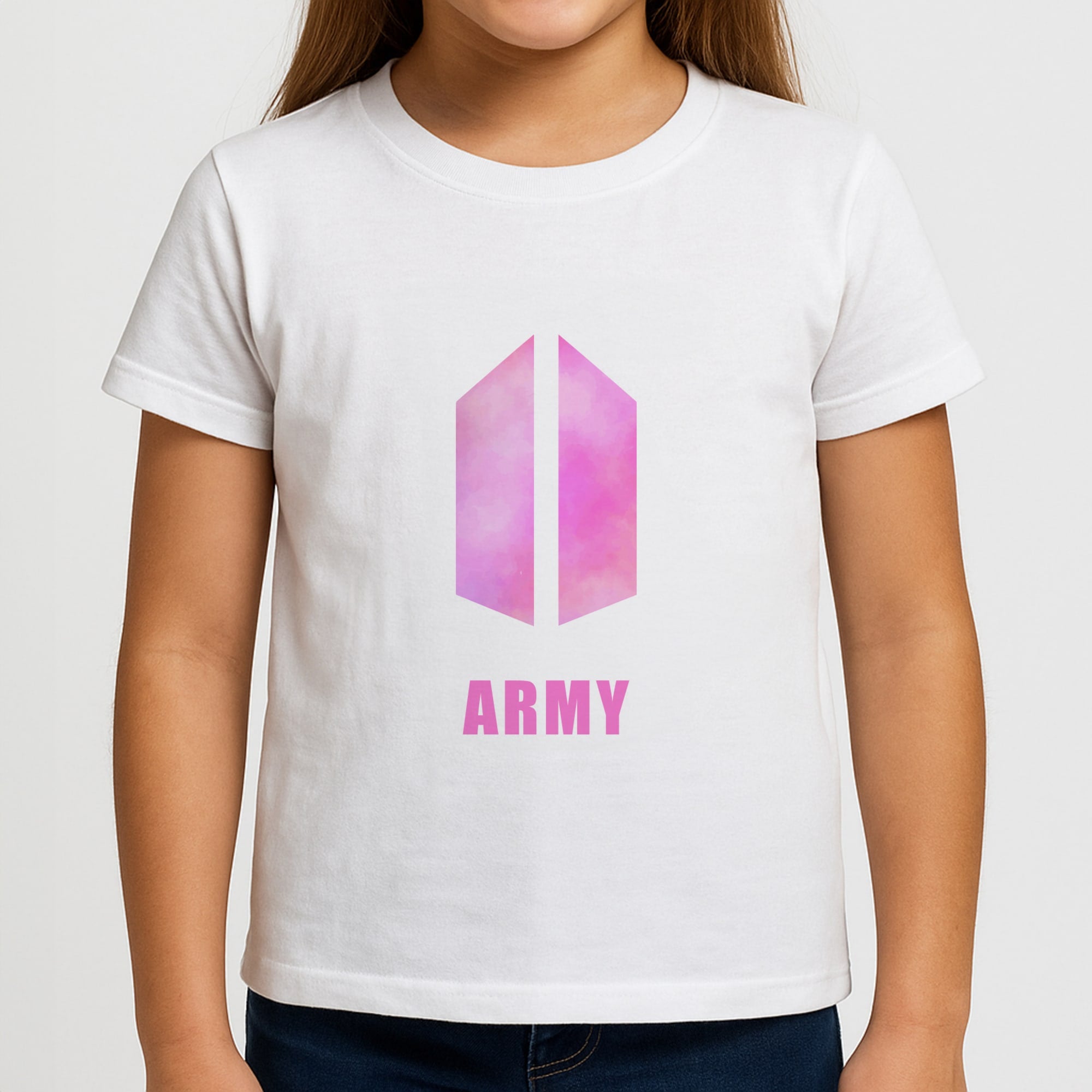 BTS Army Pink - K Pop Girls T-Shirt