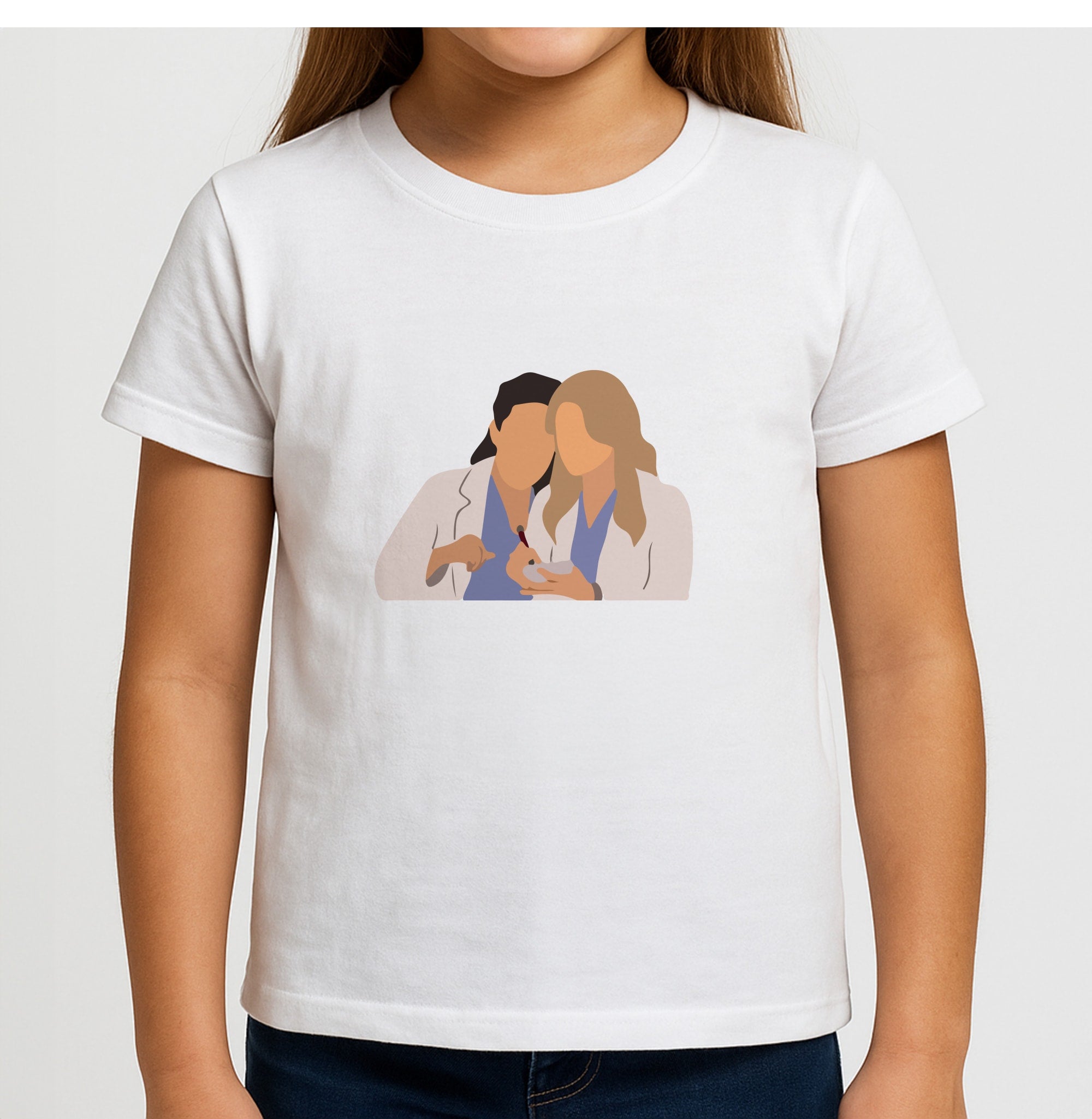 Faceless Characters - Grey's Girls T-Shirt