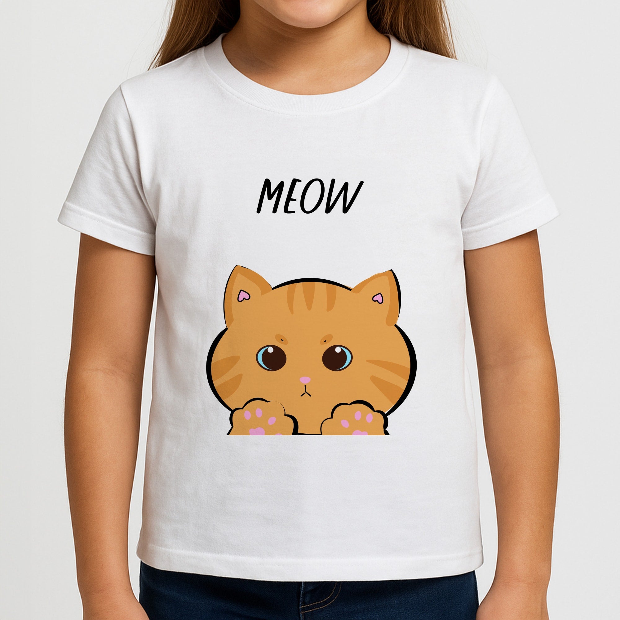 Ginger Cat - Cats Girls T-Shirt