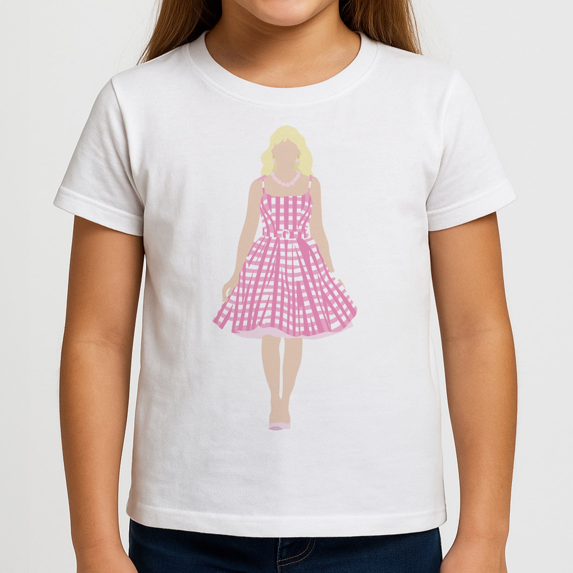 Pink Dress - Margot Girls T-Shirt