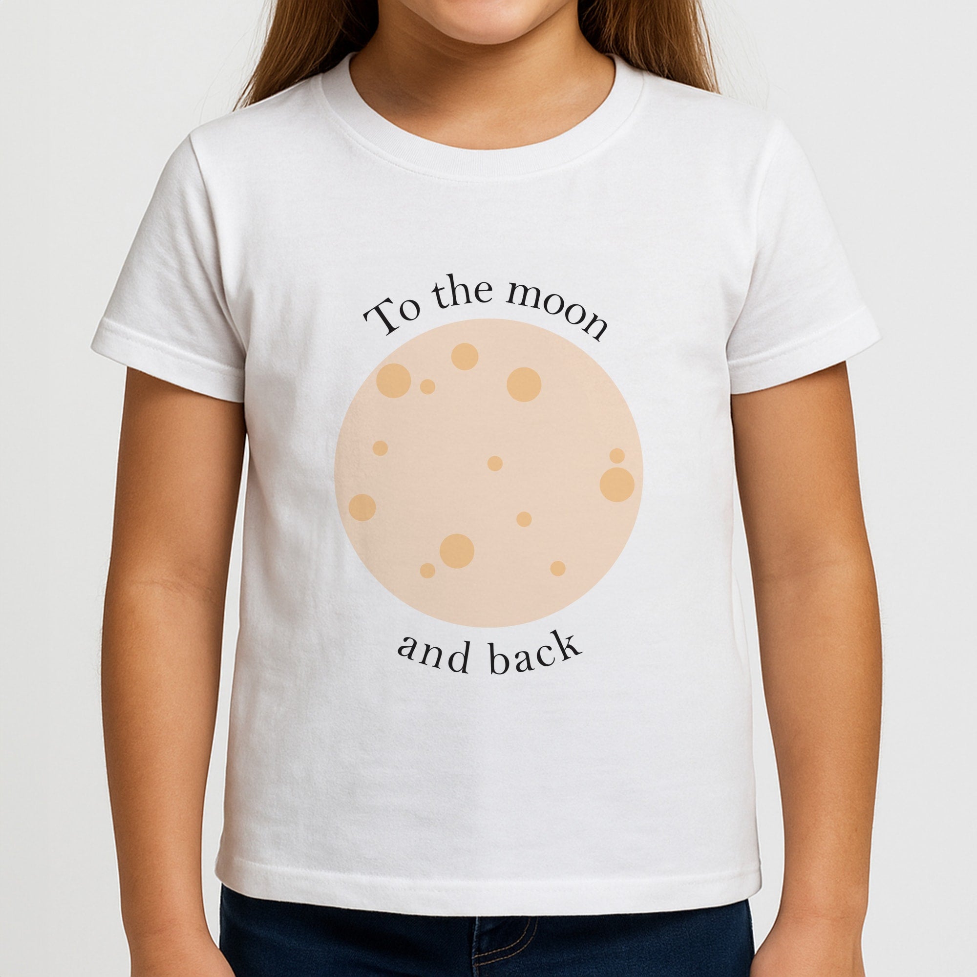 To The Moon And Back Girls T-Shirt