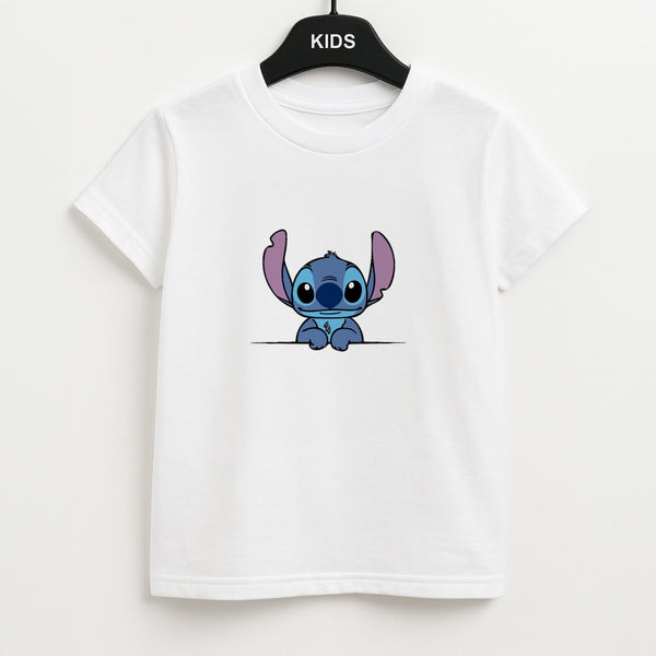 Alien Blue Leaning Unisex Kids T-Shirt