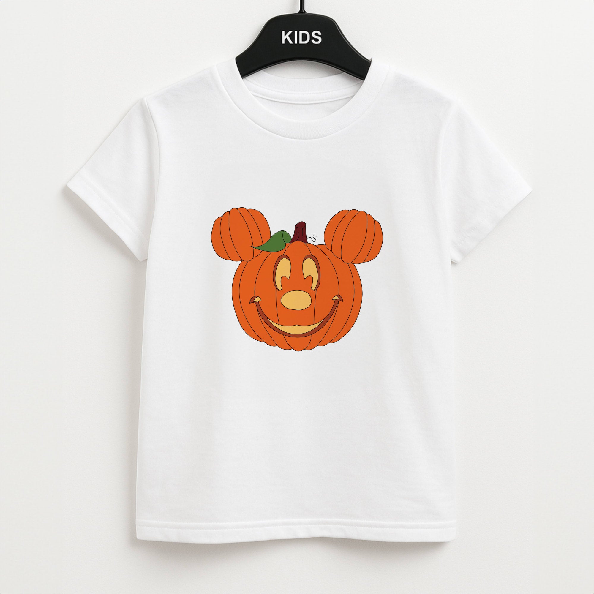 Mouse Pumpkin Halloween Unisex Kids T-Shirt