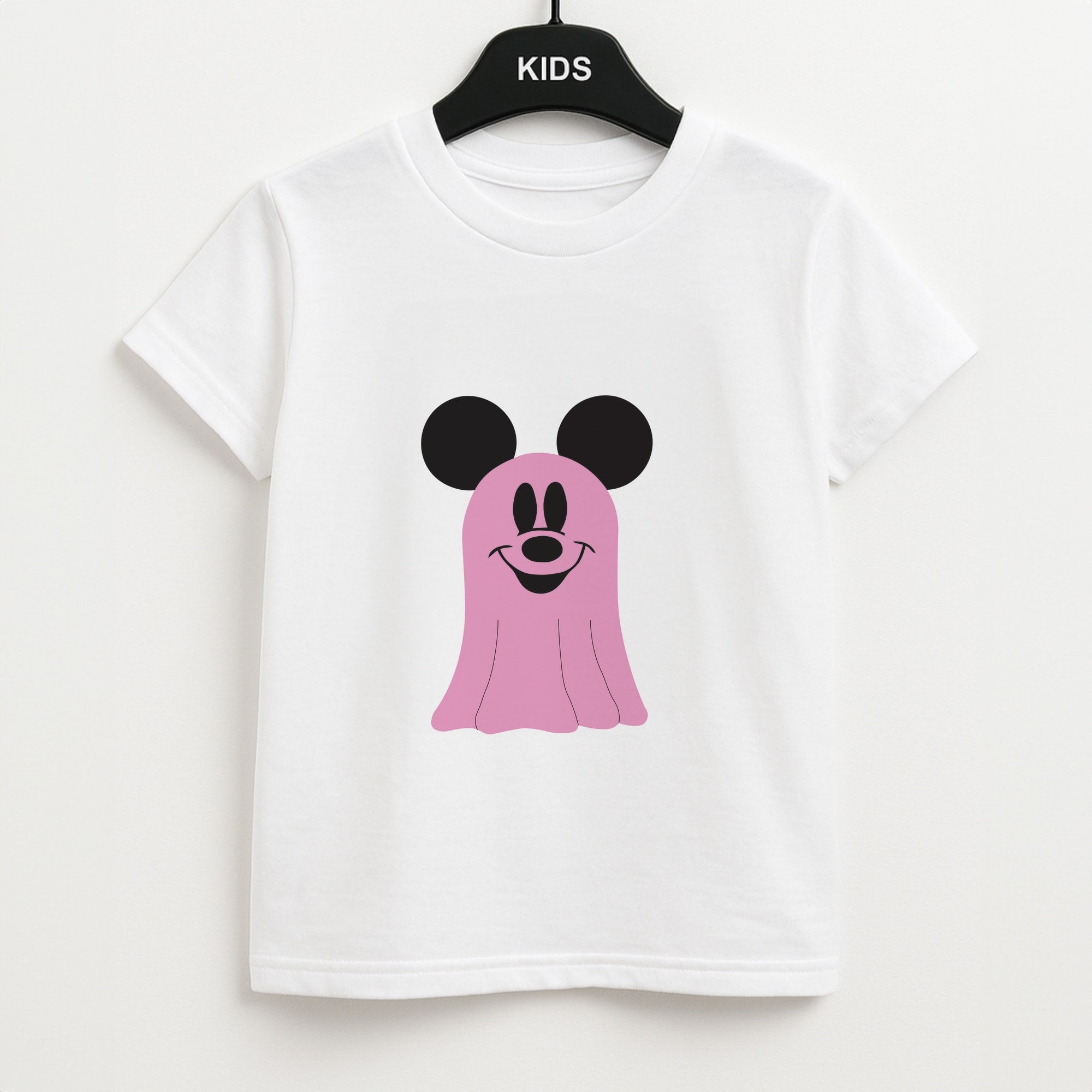 Mouse Ghost Pattern Halloween Unisex Kids T-Shirt