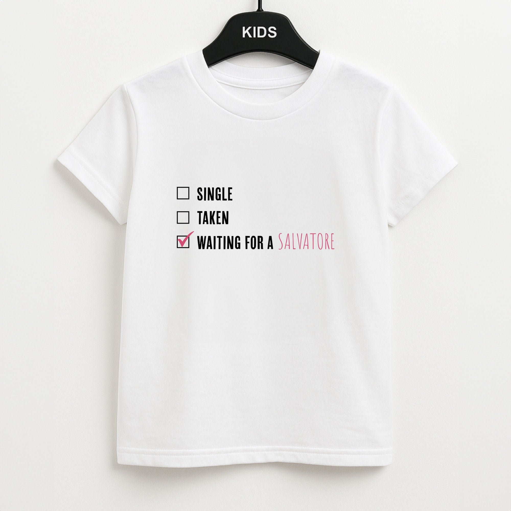 Waiting For A Salvatore - VD Kids T-Shirt