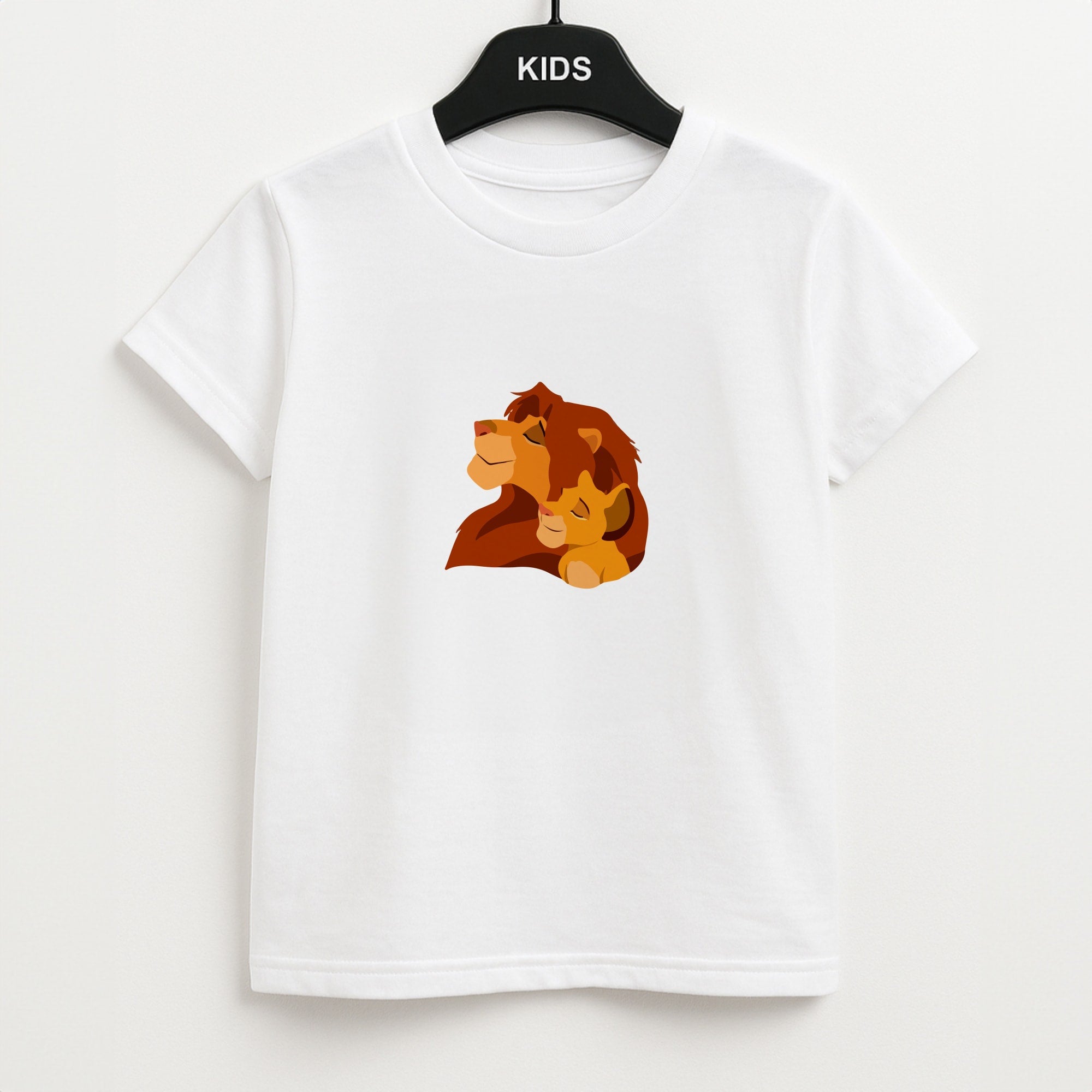 King Lion And Cub Unisex Kids T-Shirt