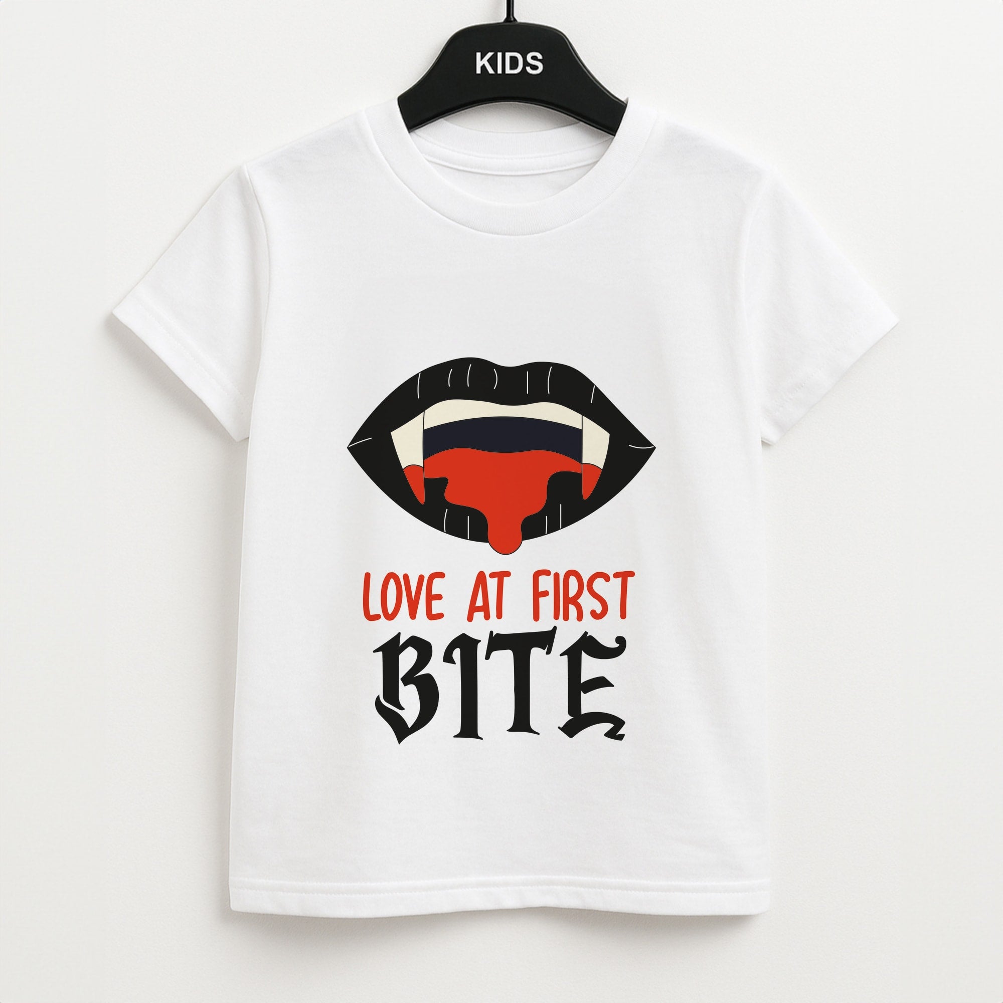 Love At First Bite - VD Unisex Kids T-Shirt