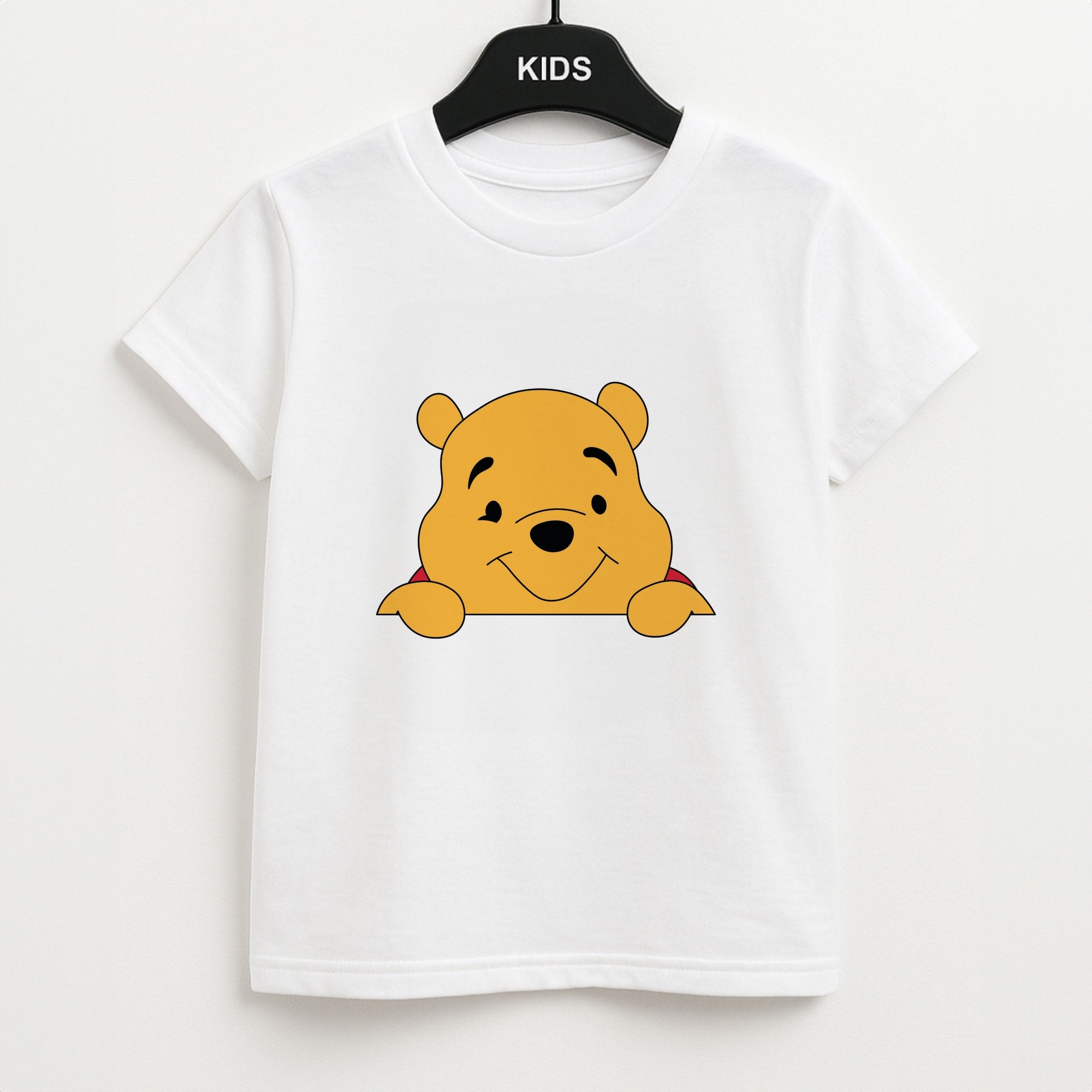 Cute Bear Leaning Unisex Kids T-Shirt