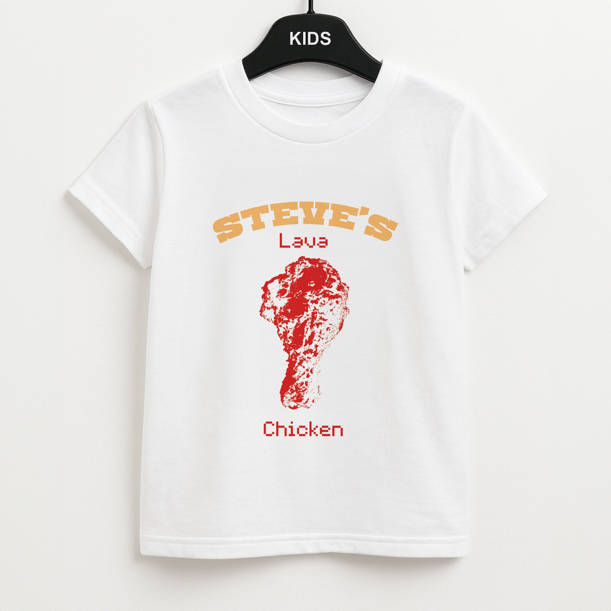 Steve's Lava Chicken Unisex Kids T-Shirt