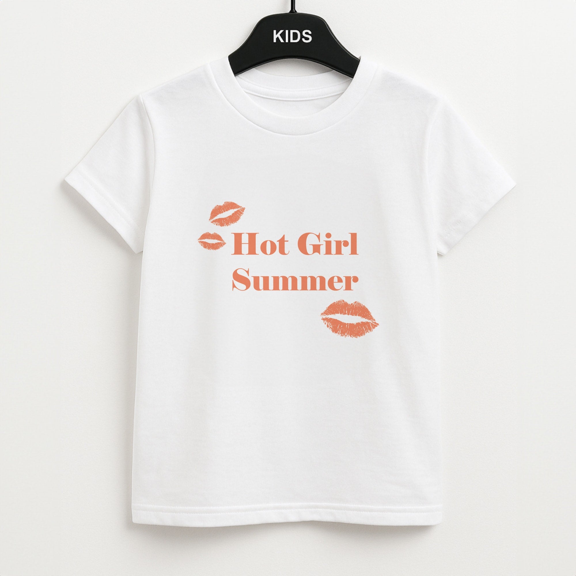 Hot Girl Summer Kisses Unisex Kids T-Shirt