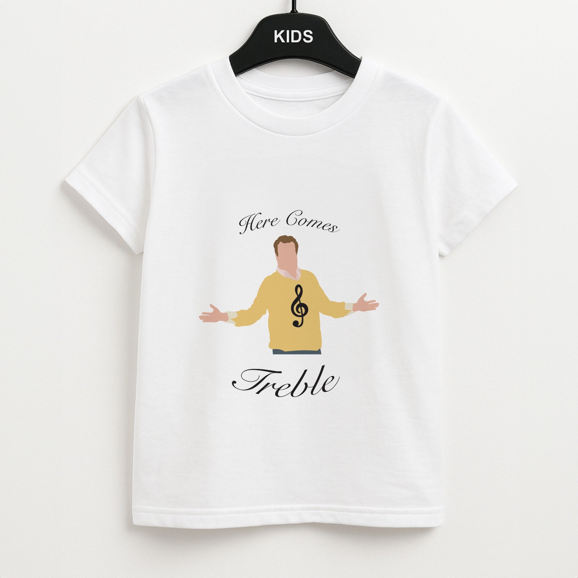 Here Comes Treble Unisex Kids T-Shirt