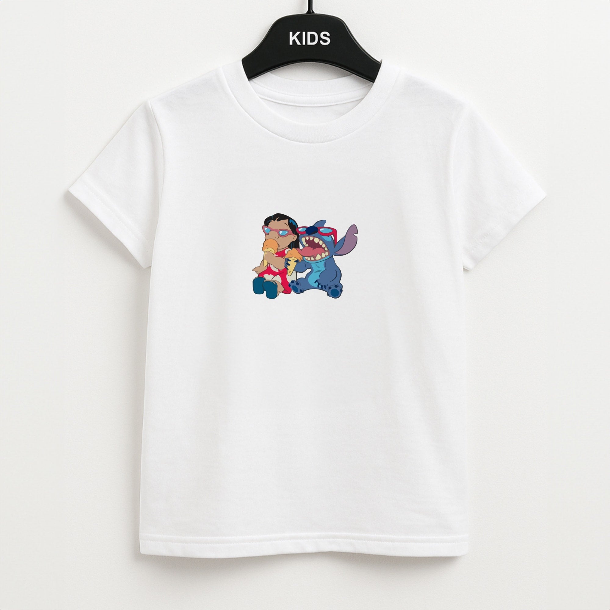 Ice Cream Alien Blue Unisex Kids T-Shirt