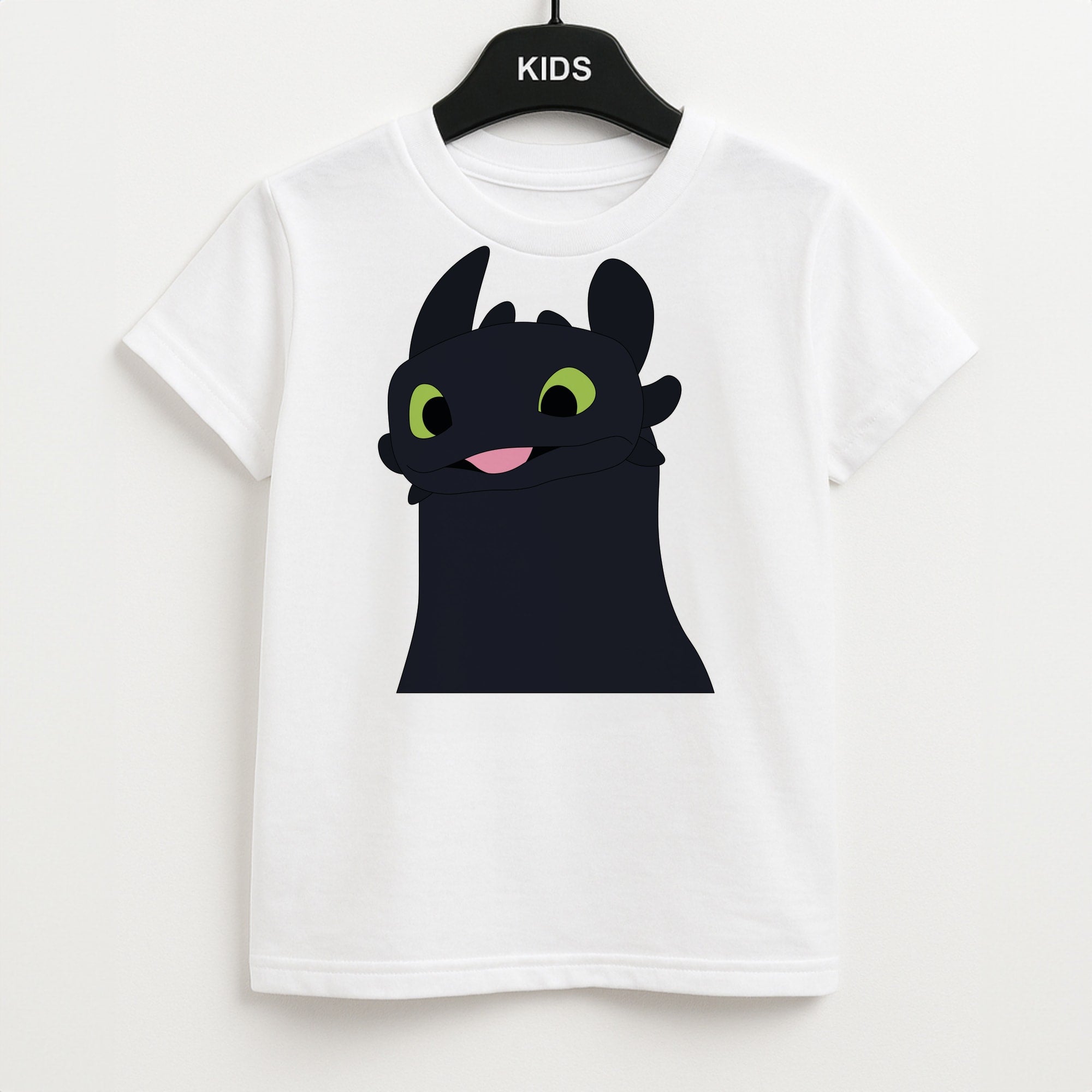 Black Fury Dragon Kids T-Shirt