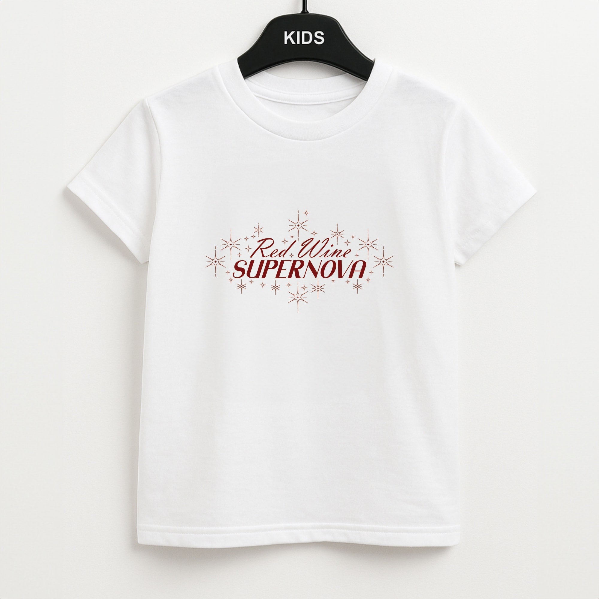 Red Wine Supernova Unisex Kids T-Shirt
