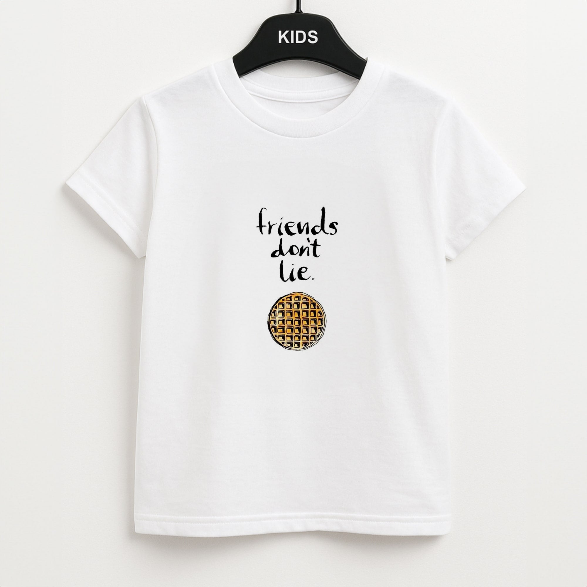 Friends Don't Lie Waffle Unisex Kids T-Shirt